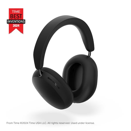 Sonos Ace | Noise Cancelling Wireless Over-Ear Headphones with Bluetooth, 30-Hour Battery Life, Spatial Audio, Dolby Atmos, Dynamic Head Tracking - Black
