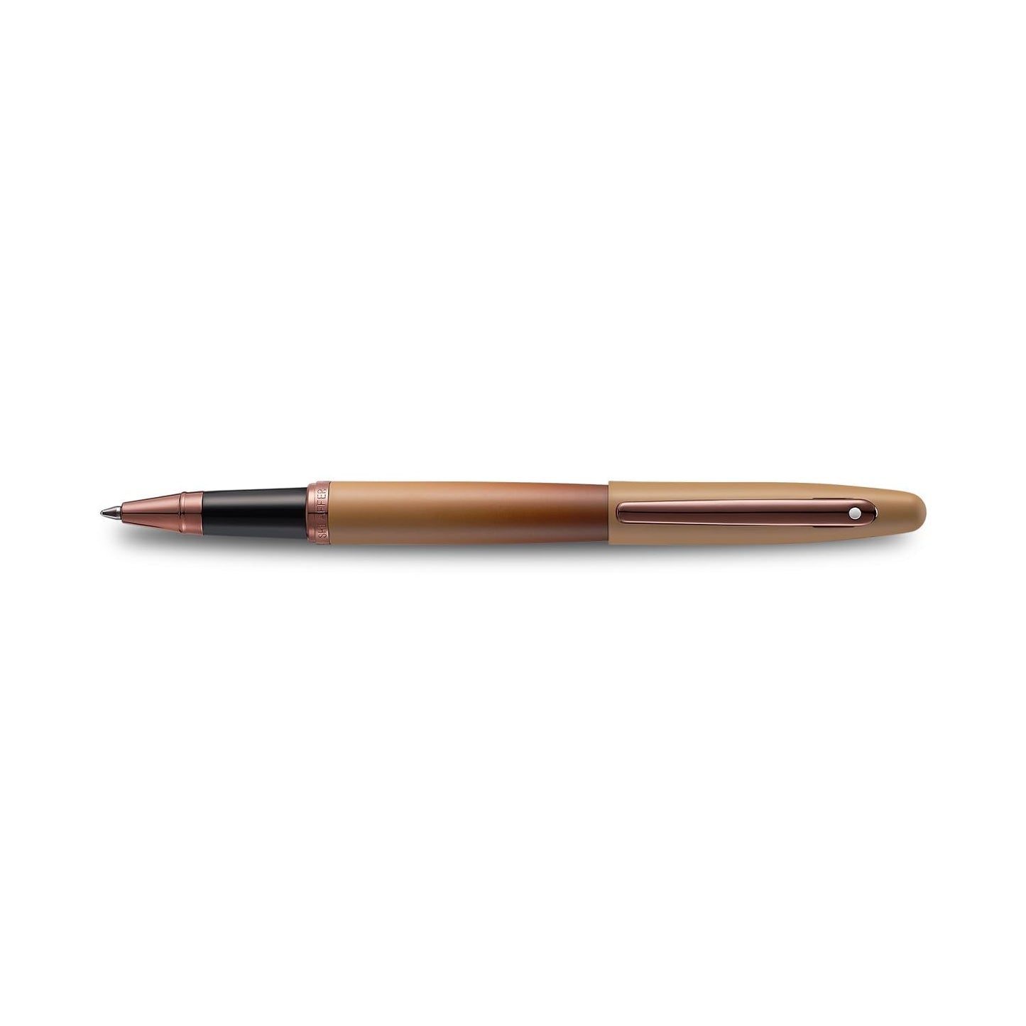 Sheaffer VFM 9428 Coffee Edition Matt Brown Pen with Regal Brown PVD Gold Signature Trims and White Dot of Excellence (Rollerball)