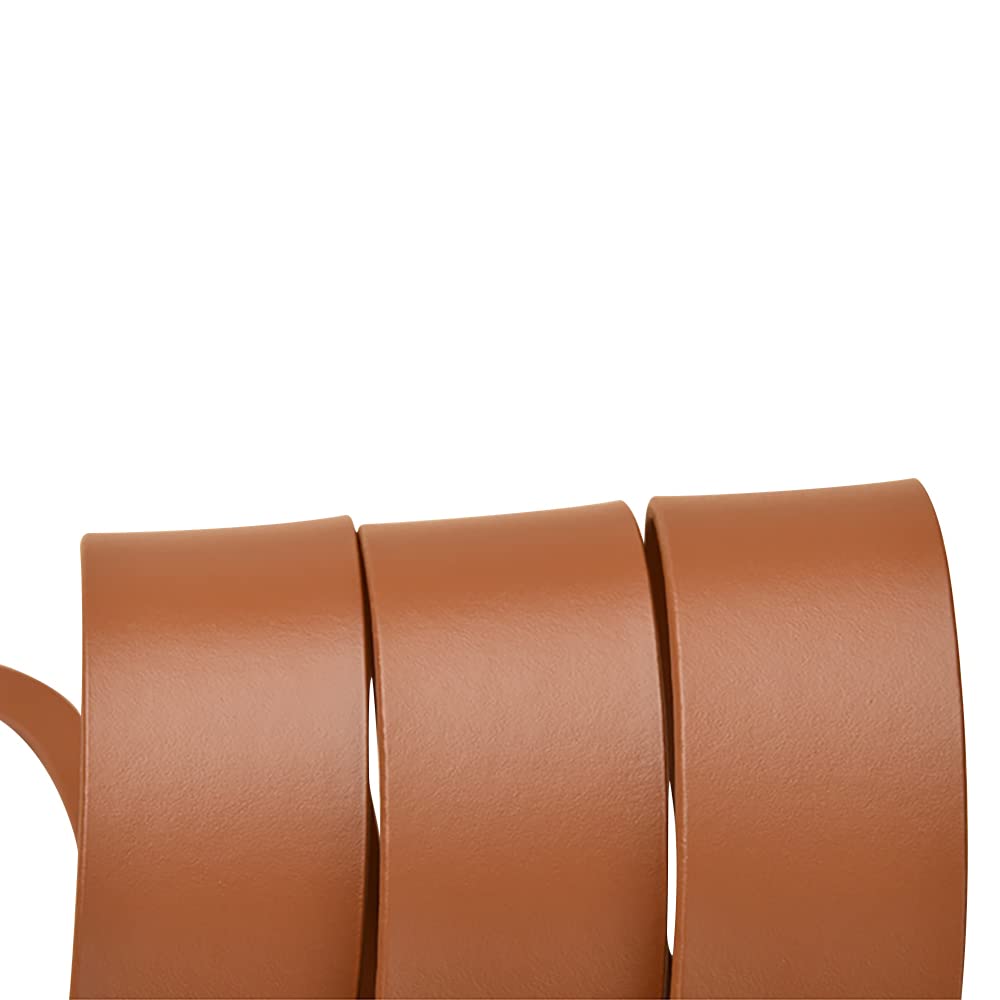 Womens Obi Belt Vintage Genuine Leather Buckle Waist Belt, 2023 Style, Fashion Wide Belts 43.3 inches (Ywbn, 106cm)