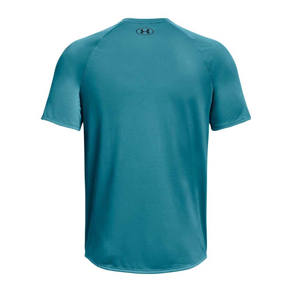 Under Armour Men's Tech 2.0 Short-Sleeve T-ShirtDISC, (433) Glacier Blue / / Black, Large