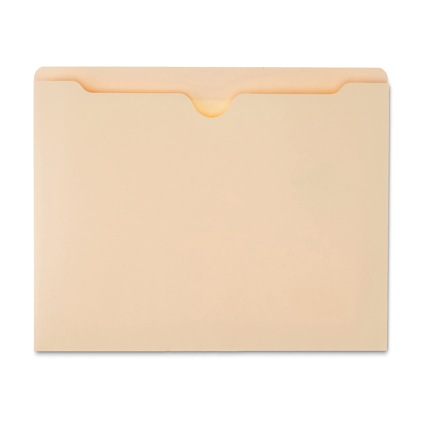 Amazon Basics Reinforced File Jackets, Letter Size, Straight-Cut Tab, 2 Inch Expansion, Manila, 50-Pack