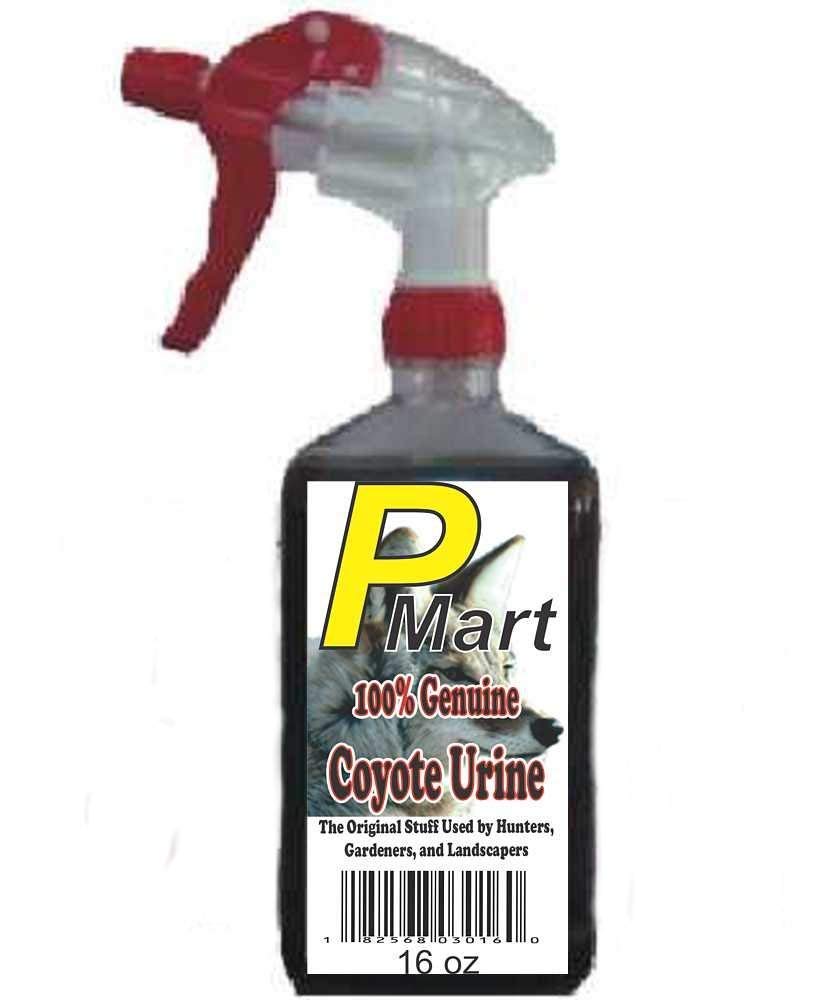 The Pee Mart - Coyote Urine 16 oz E-Z Trigger Spray. Full Strength!