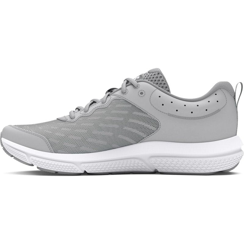 Under Armour Men's Charged Assert 10 Shoes, (100) Mod Gray/Mod Gray/White, 10