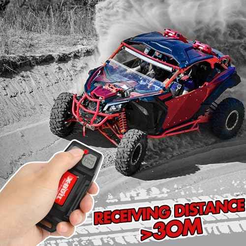 X-BULL Wireless Remote Kit 12V Winch 2 Remote Control Kit Handset Switch Car ATV SUV
