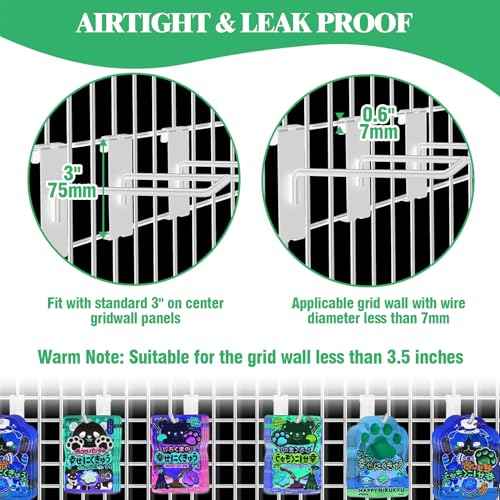 40Pcs 4" 6" 8" 10" Gridwall Display Hooks Assortment Set, White Metal Grid Wall Panel Hanging Display Hook for Garage Shop Retail Storage, Wire Diameter 5mm// 0.2¡°