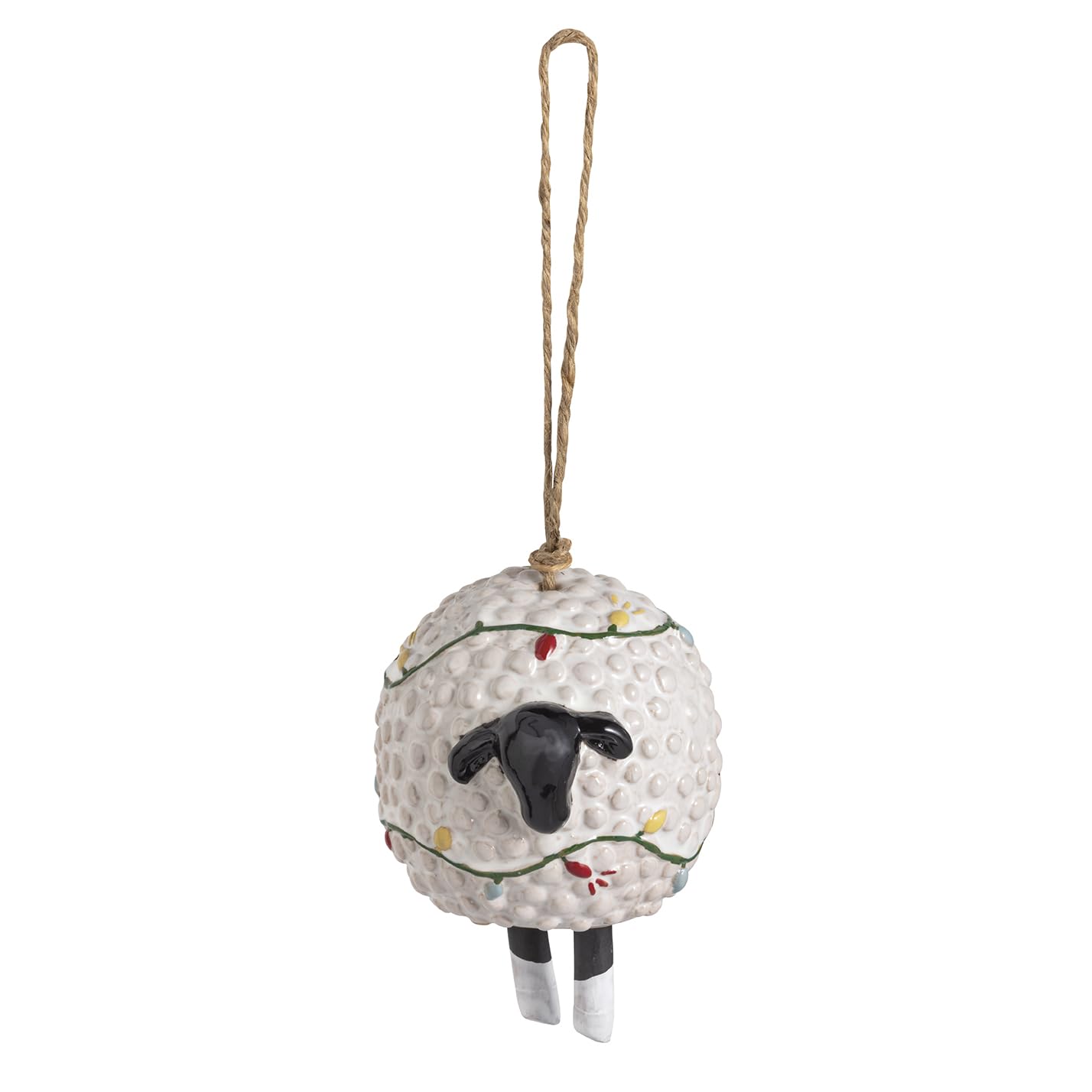 Mud Pie Christmas Sheep Bell Ornament