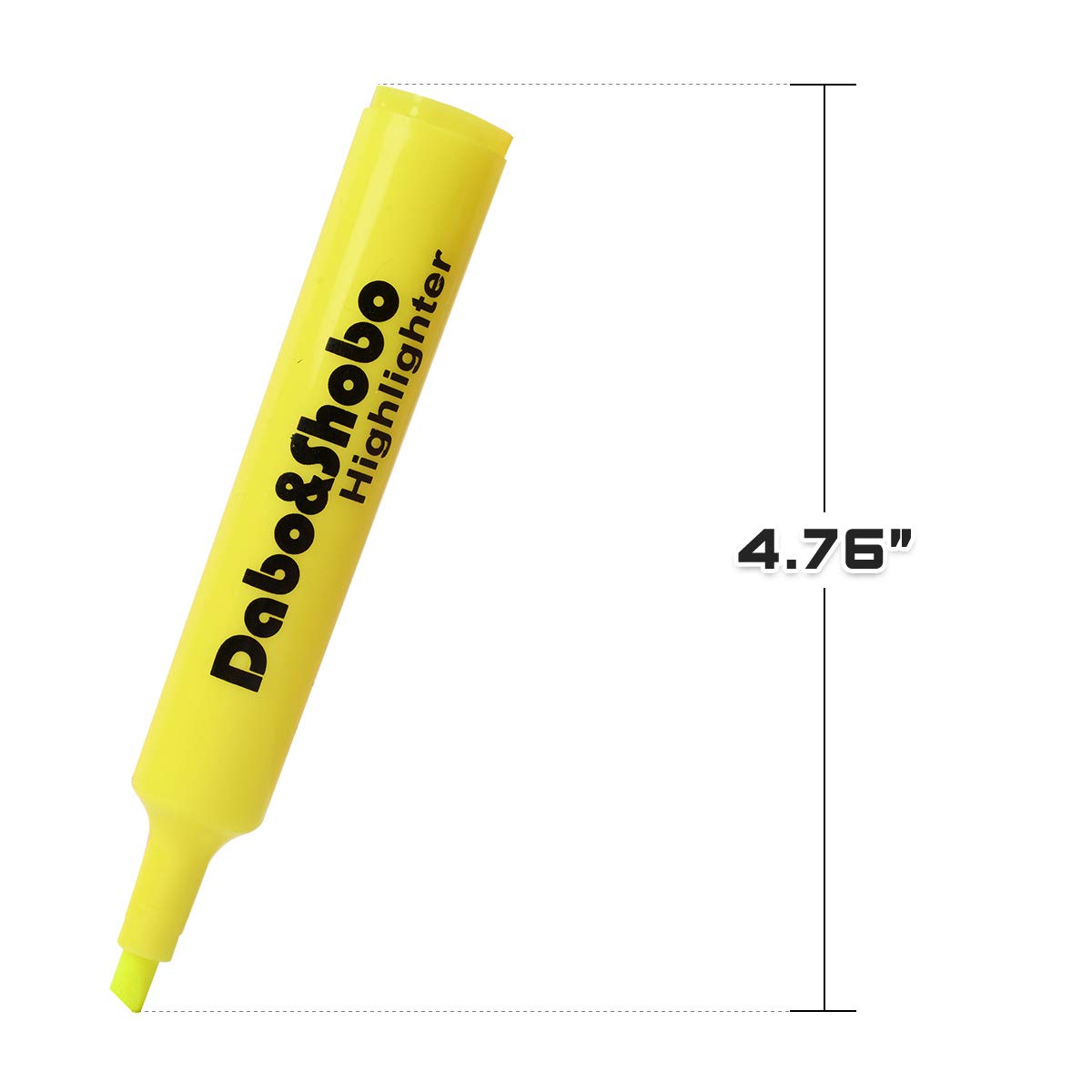 Dabo&Shobo Yellow highlighter, 60 Pack -bright color, chisel tip, for Adults Highlighting in the Home School Office …