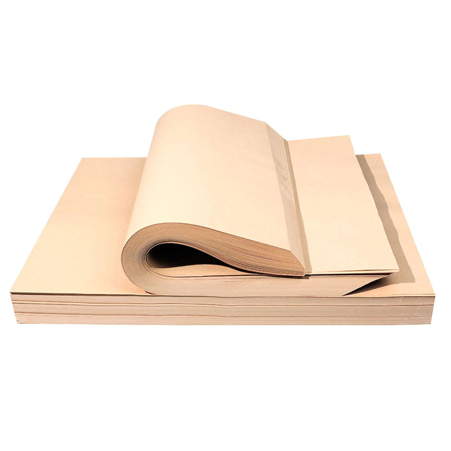 HningBuyox 300 PC Kraft Paper Sheets, Brown Printer Paper, 120g Double Size Brown Stationery Paper for Arts Craft, Drawing, DIY Projects, Invitation, Laser Inkjet Printer Compatible, 8.5 x 11 Inch