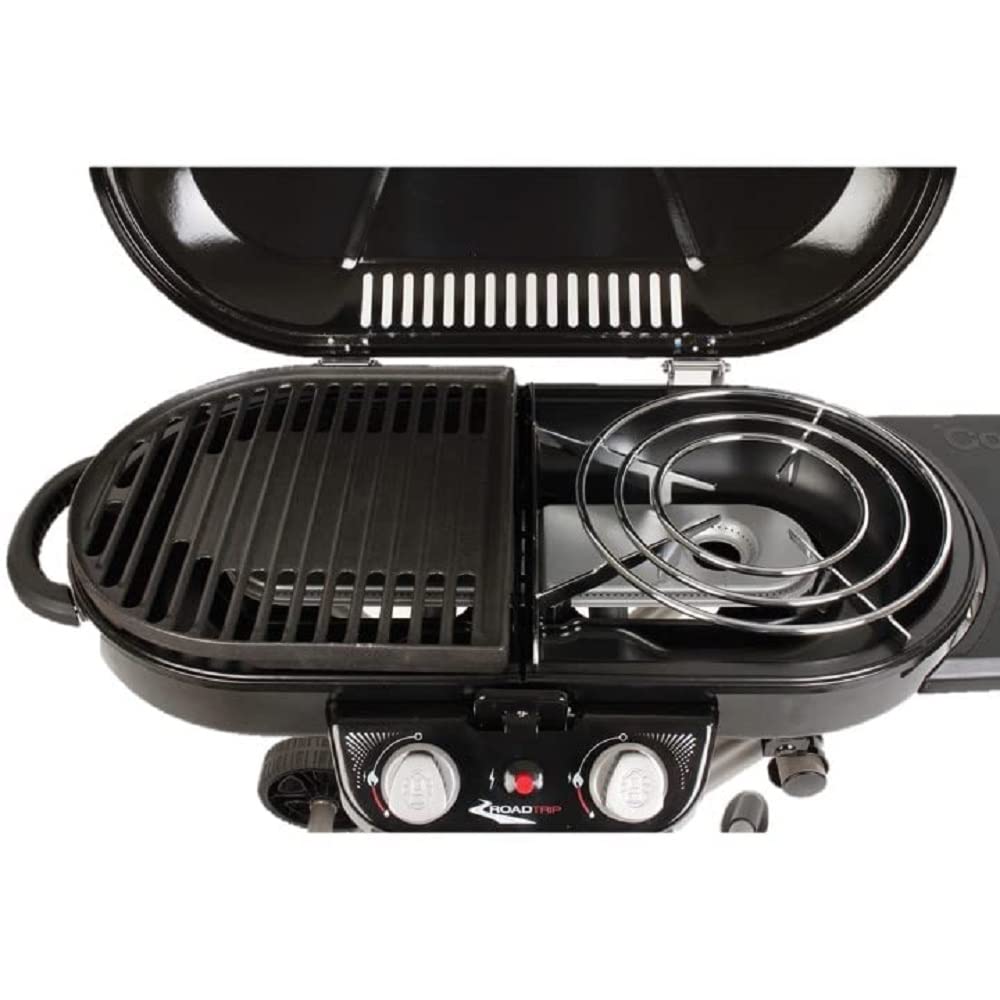Coleman RoadTrip Swaptop Steel Stove Grate Rust-Resistant Steel Cooktop for Coleman RoadTrip Grills Easily Fits 12-in. Pan Great for Camping Tailgating Grilling & More