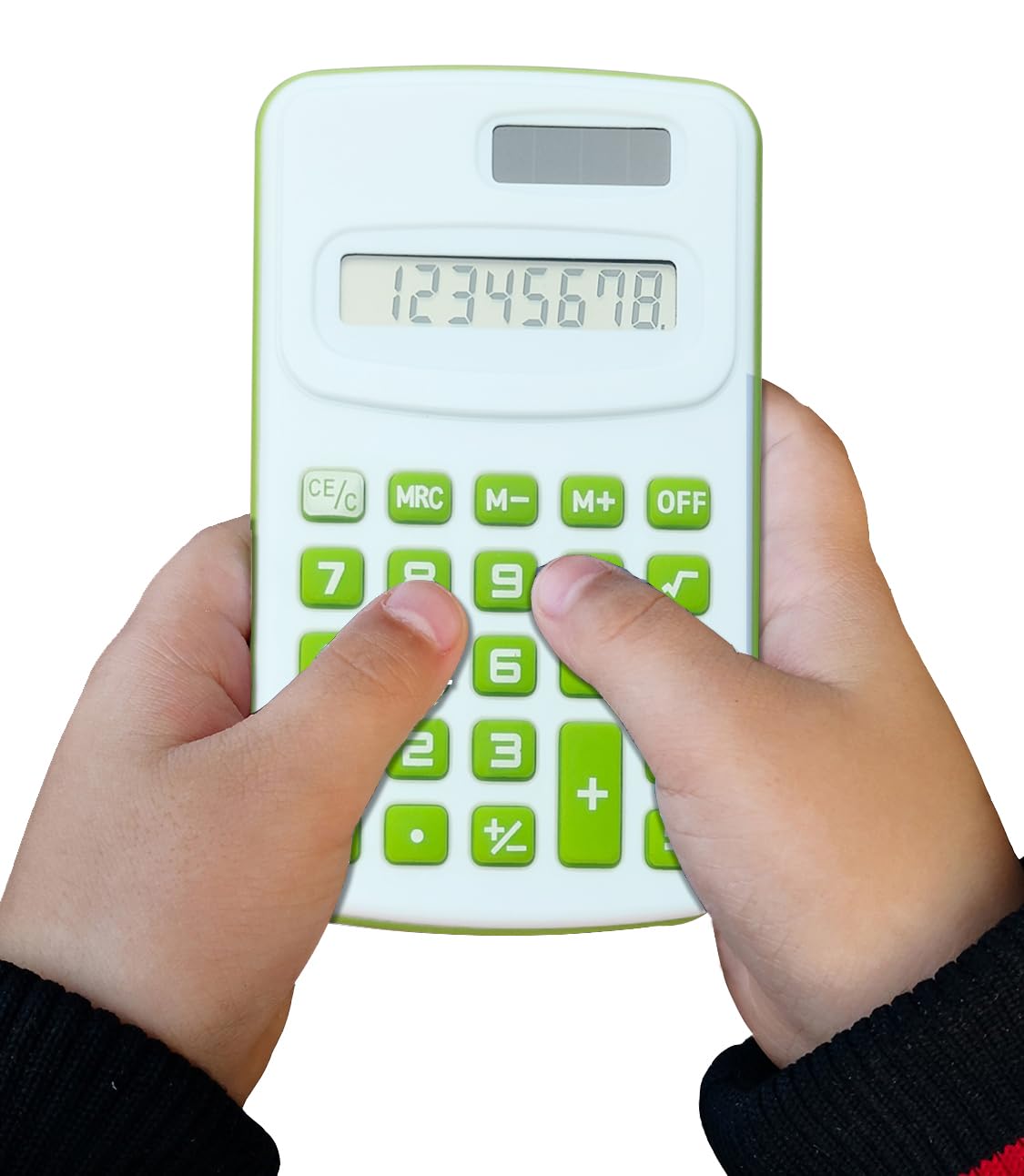 Basic Calculator 8 Digit Silicone Button Desktop Calculator (4 Colors, Set of 8) (B, Pack of 8)
