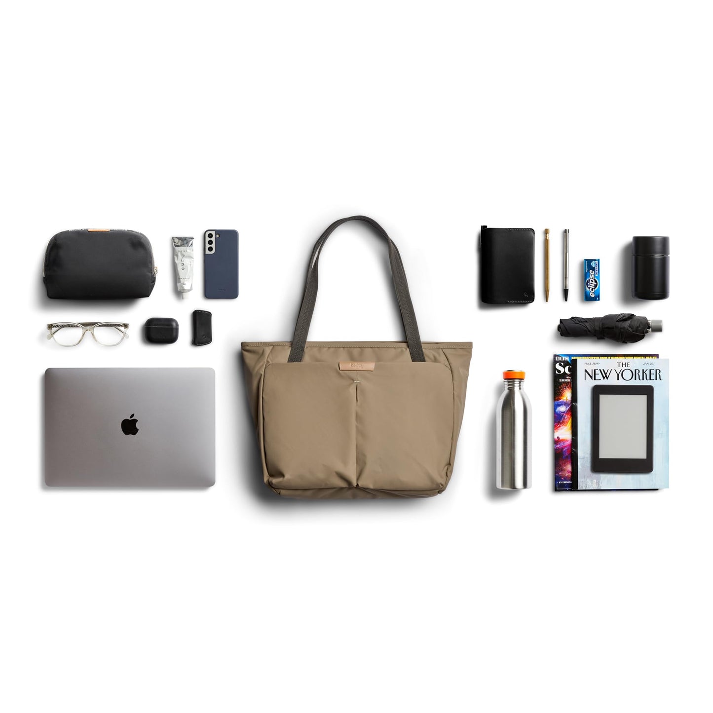 Bellroy Tokyo Wonder Tote (12L laptop tote bag, fits 14” laptop) - Khaki