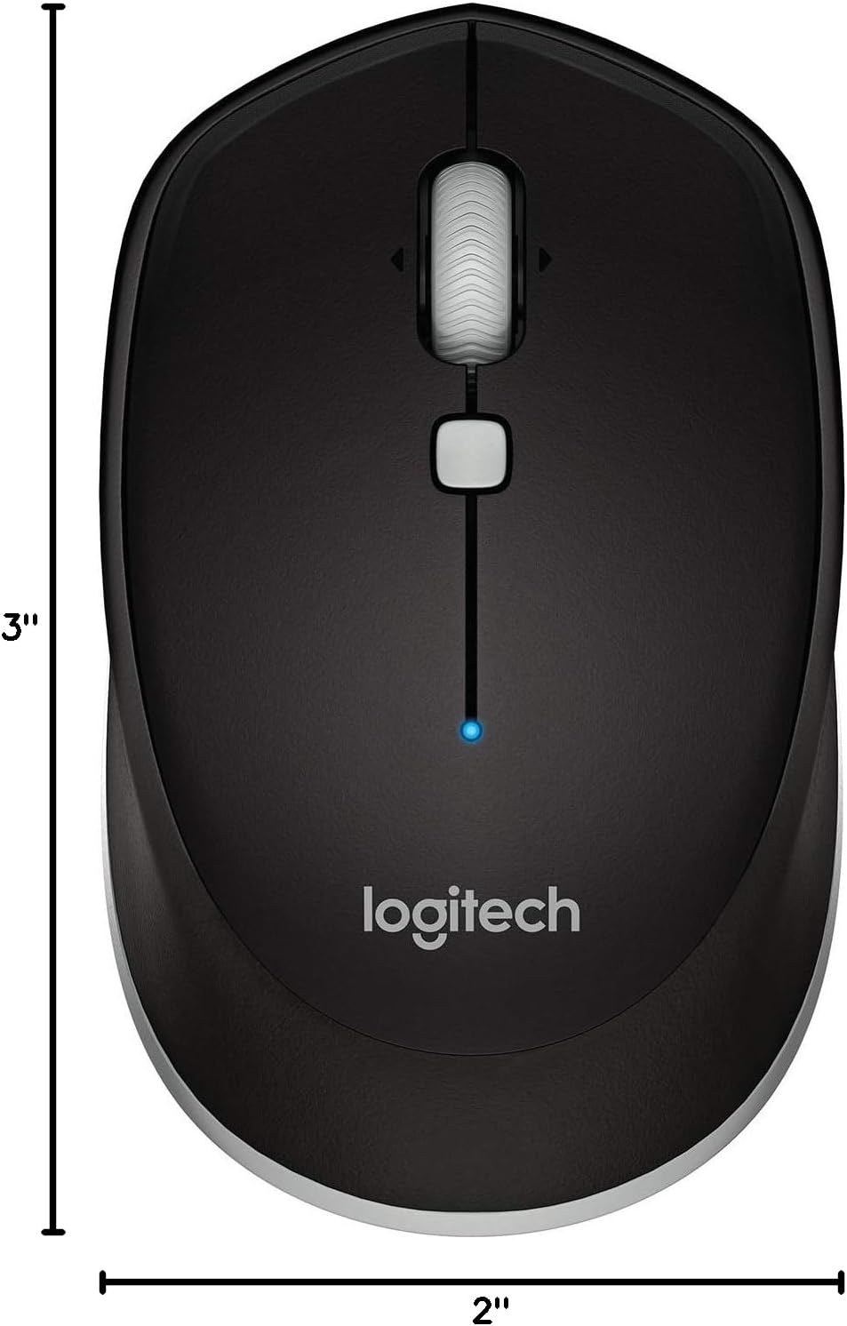 Logitech M535 Bluetooth Mouse, Gray - Black, Discontinued
