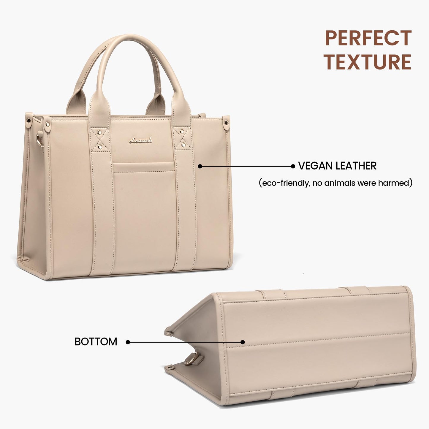 LOVEVOOK Tote Bag Leather Purse and Handbags for Women, Satchel Shoulder Handags, Crossbody Top Handle Bags