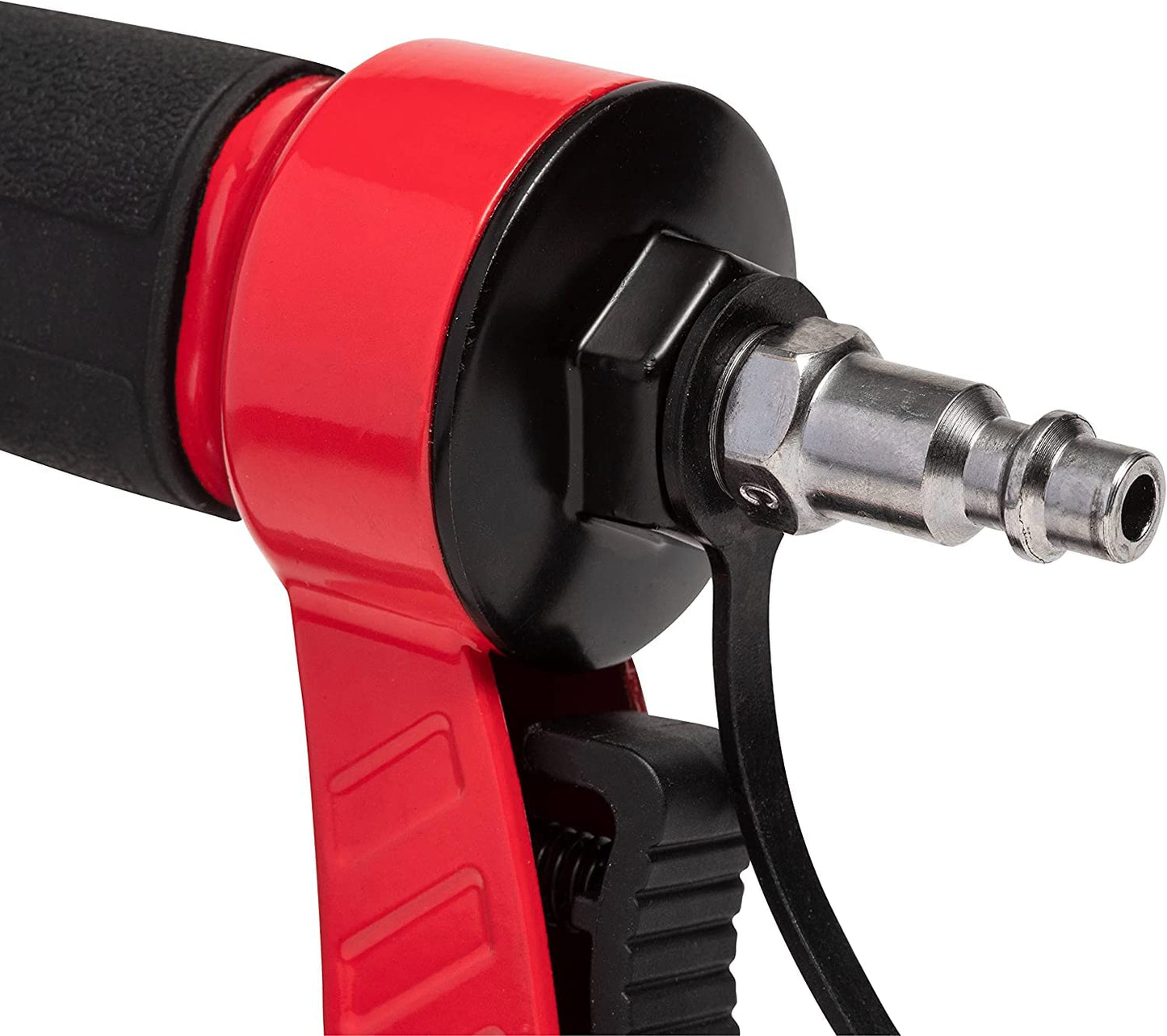 Arrow PT50 Oil-Free Pneumatic Staple Gun, Professional Heavy-Duty Stapler for Wood, Upholstery, Carpet, Wire Fencing, Fits 1/4”, 5/16”, 3/8", 1/2", 9/16” Staples , Red