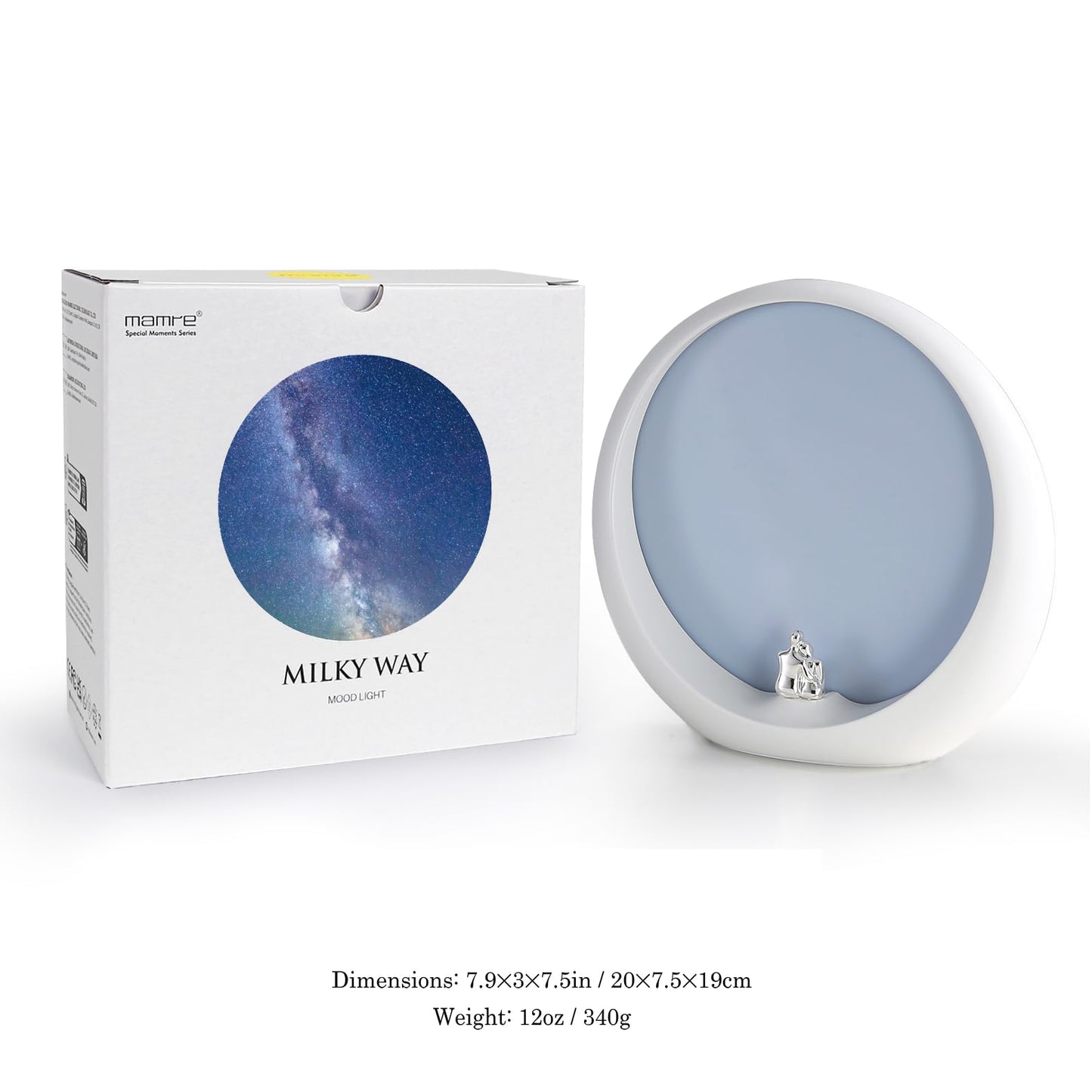 mamre Gorgeous Milky Way Lamp Home Decor Galaxy Night Light Anniversary Valentine’s Day Christmas Birthday Gift for Him/Her