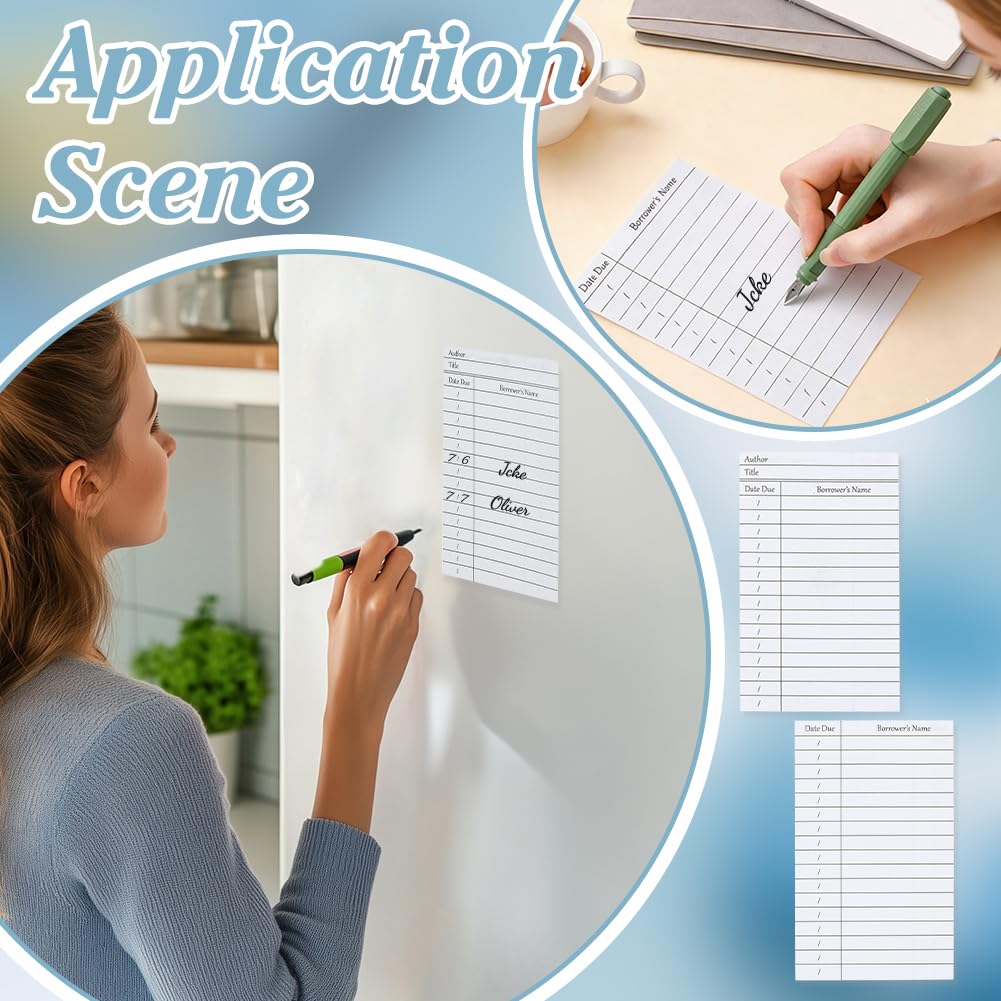 PH PandaHall 600pcs Do List Sticky Notes, 5.1x3 Inch White Schedule Sticky Notes Grid Index Cards Sticky Notes Set for Students Professionals Studying Note Taking Organization Productivity Planning