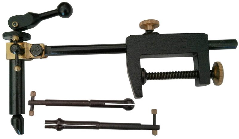 Colorado Anglers 102 Supreme, Rotary Fly Tying Vise - Practical Fly Fishing Vise with 360° Rotation and Multiple Adjustments for Teasers and Jigs