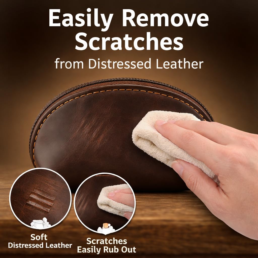 CestAntiQ, Leather Moon Pocket Coin Case, Mini Squeeze Coin Purse Pouch for Change, Dark Brown Leather Coin Holder Tray, Compact Wallet for Men & Women, Stylish & Durable, Elegant Coin Purse