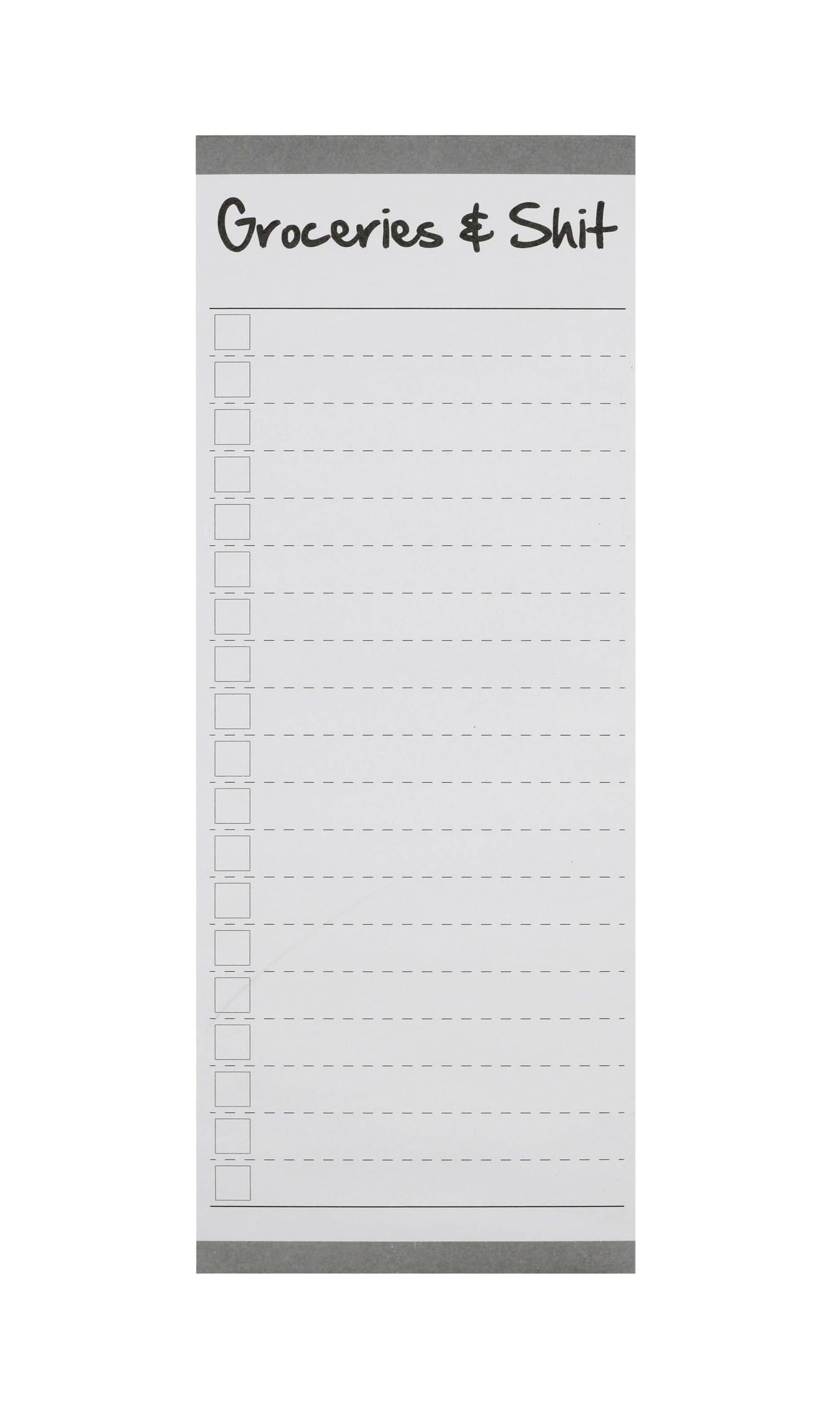 Creative Hobbies Grocery List Magnet Pad for Fridge - 6 Pack of Vibrant Note Pads with Full Magnetic Back and 60 Sheets Each (Funny)
