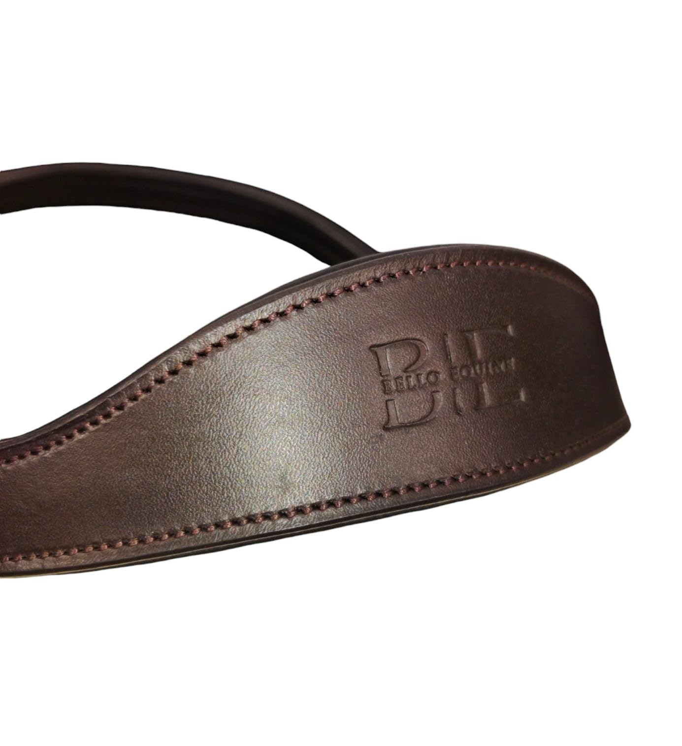 Bello-Equine Pressure Relief Comfort Ergonomic Horse Bridle Havana Brown | Ergonomic | Comfortable | Durable (Bridle + Leather Reins, Full/Horse)