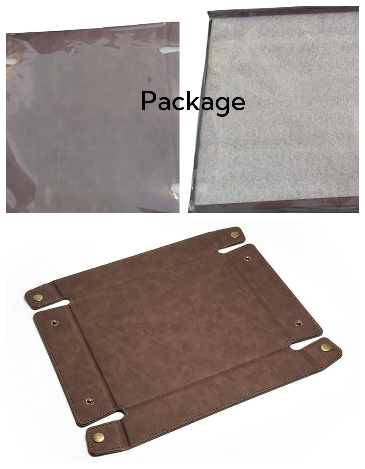 LLmoway PU Leather Organization Trays for Home Nightstand Office Desk Catchall Tray for Entryway Table Key Wallet Watch Phone Dark Blue