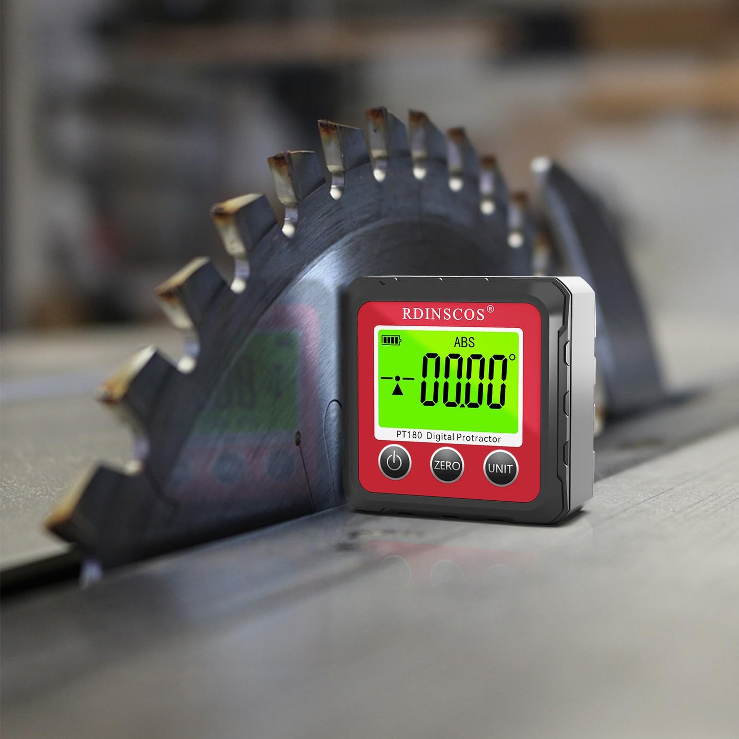 Digital Angle Finder Magnetic Table Saw Digital Angle Gauge - 4 Sided Magnetic Digital Angle Finder Gauge Protractor Angle Cube Digital Protractor Bevel Gauge