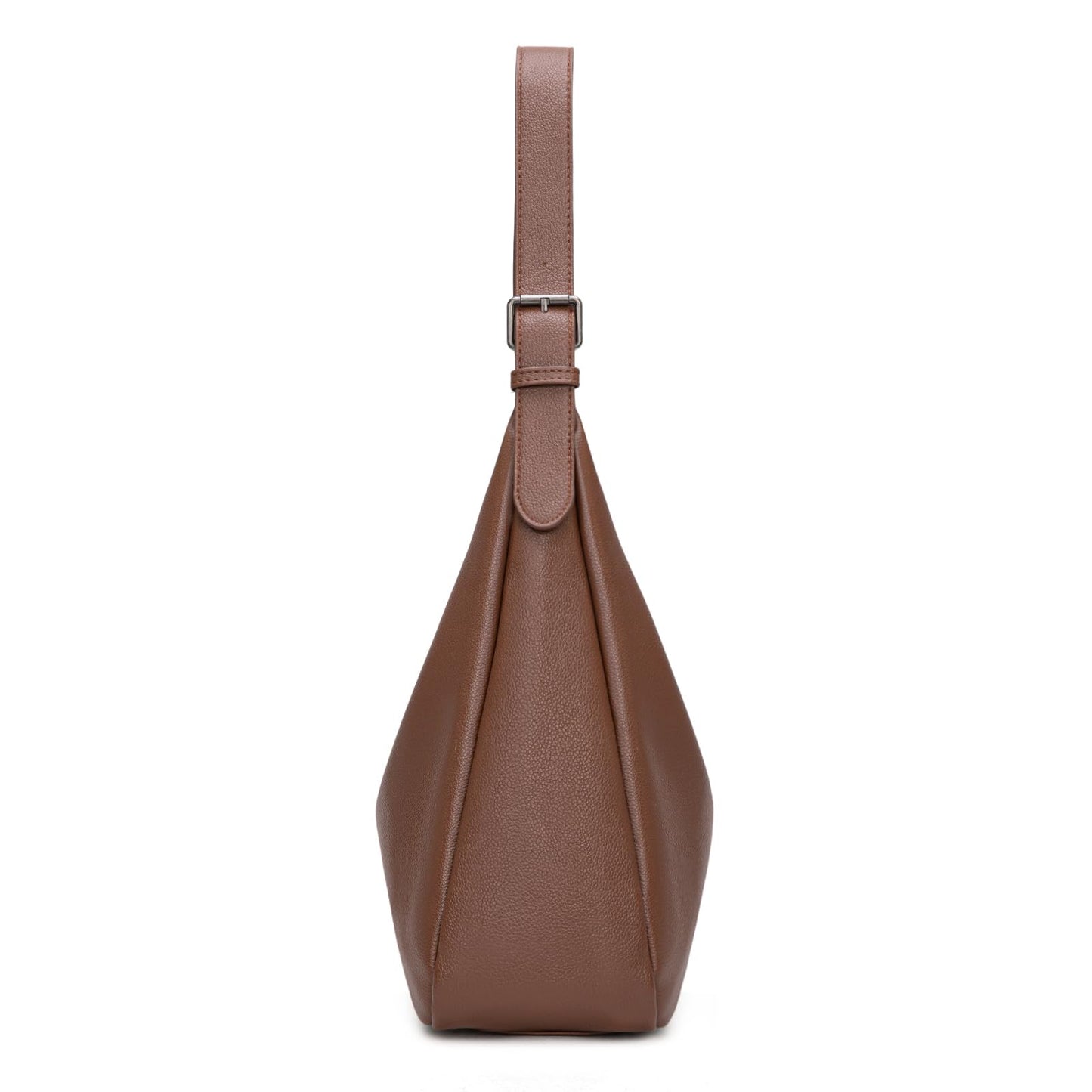 Montana West Hobo Bag Purse for Women Slouchy Casual Shoulder Handbags Purses Soft Vegan Leather Purse Tote Bag Everyday Work Ladies Coffee MWC-614CF
