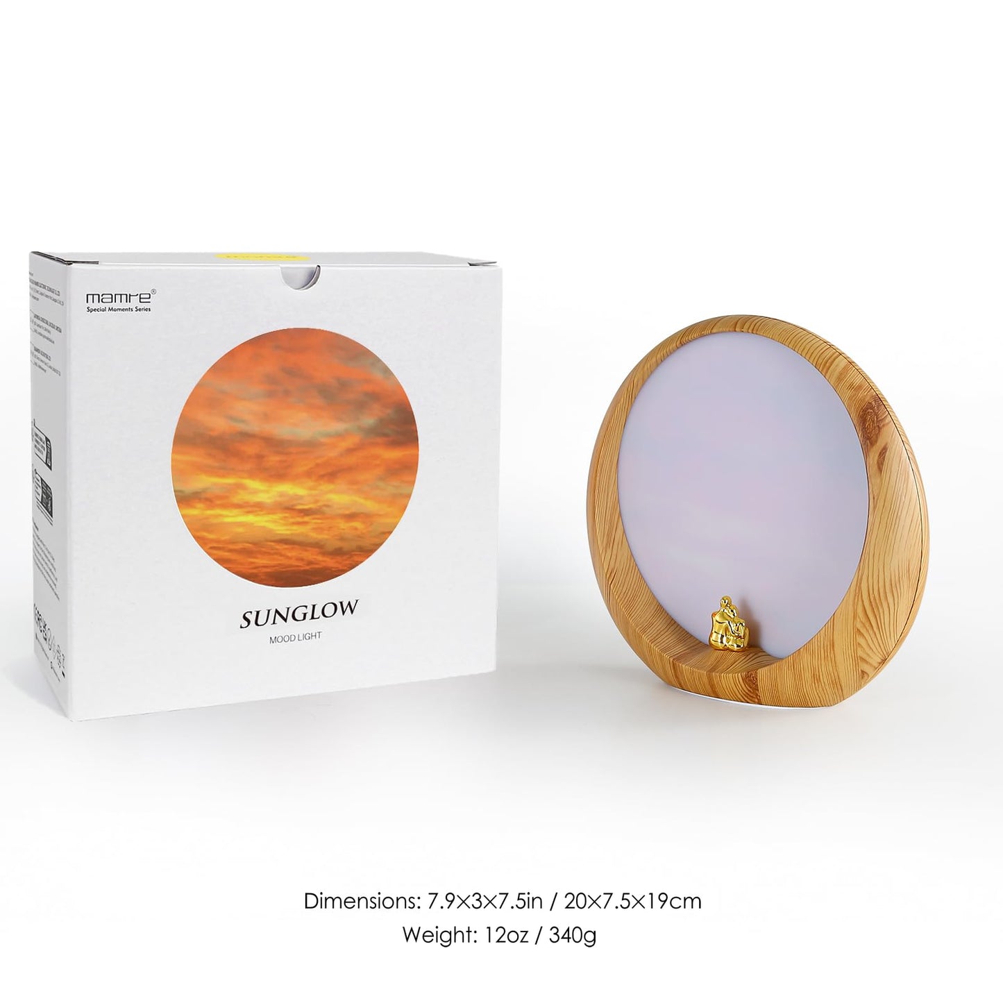 mamre Romantic Dimmable Sunset Lamp Home Decor Sunset Table Lamp Gift for Living Room Bedroom