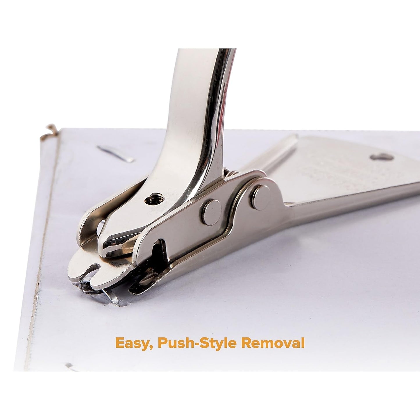 Bostitch Office Heavy Duty & Carton Staple Remover, Built in Staple Shield, Wear- Resistant Nickle Plated Finish Chrome
