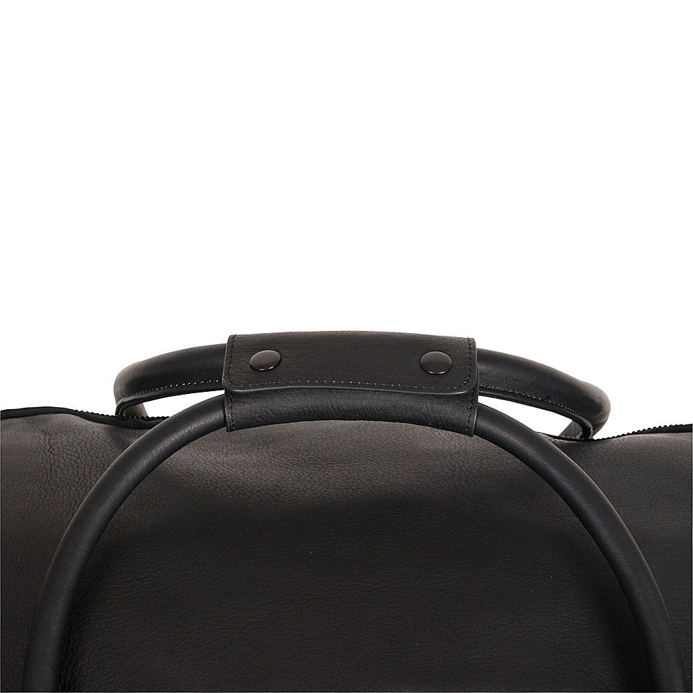 Kenneth Cole REACTION Duff Guy Colombian Leather 20" Single Compartment Top Load Travel Duffel Bag, Black