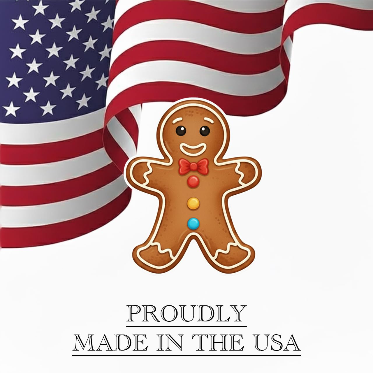 Christmas Gingerbread Man Ginger Bread Classic Yard Sign for Home Decor and Lawn Decoration With Stakes, Green Merry Christmas Sign Tree Cookie (Red)