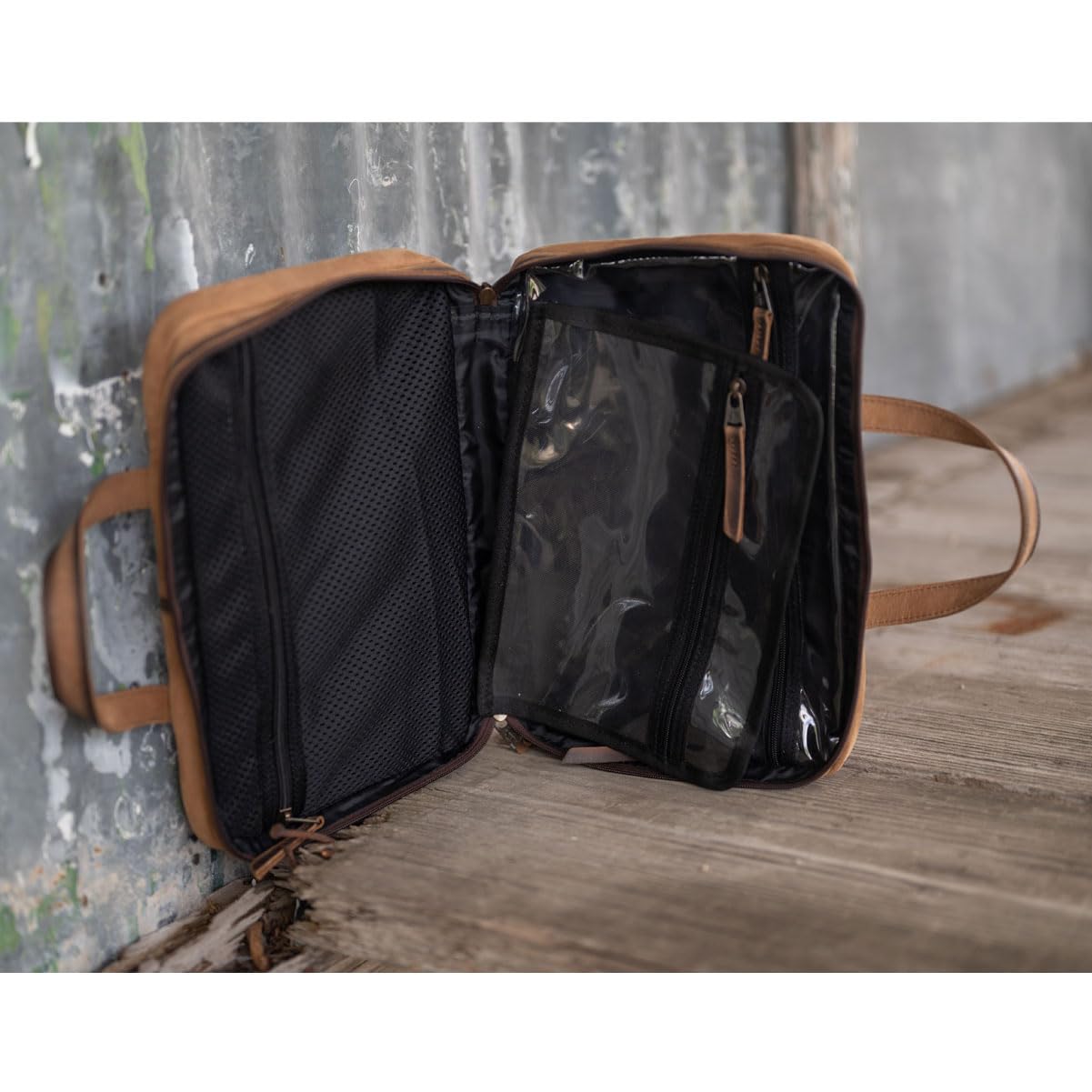 STS Ranchwear Cowhide Toiletry Bag