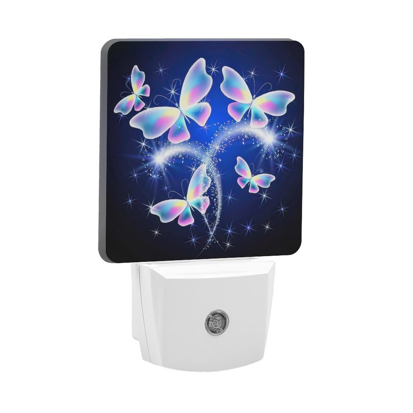 YKJAHSD Butterfly Night Light, Plug into Wall Decor Nightlights for Bedroom, Bathroom, Hallway, Kitchen, with Dusk to Dawn Light Auto Sensors LED Night Lights for Boys Girls Women Men Room Gifts