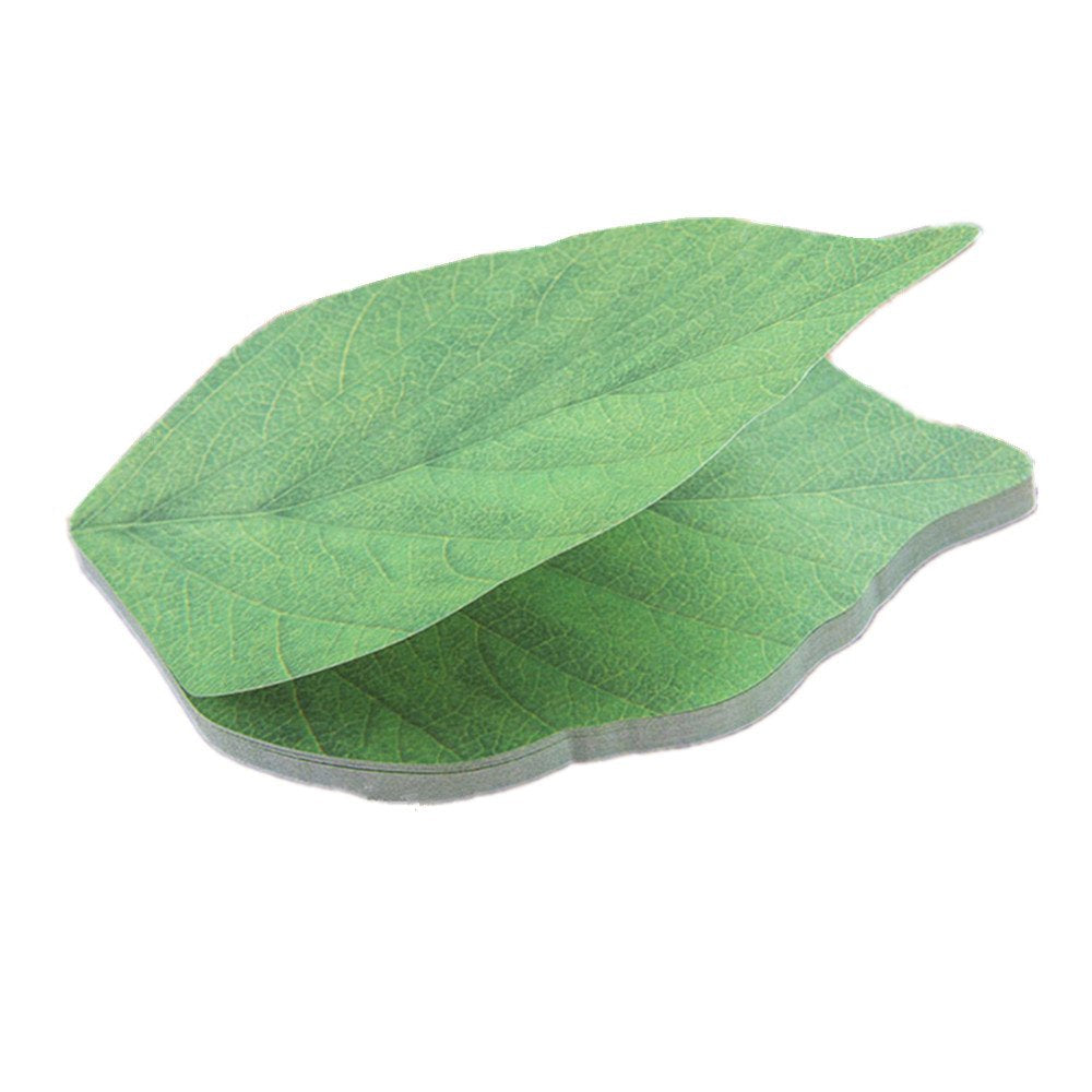 Funny live Leaf Sticky Note Pads Memo Pads Anti-Forgetting Reminder Note DIY Decoration Home Wall/Photo Wall Decoration,50 Sheets/Pad,8 Pads,400 Pages in Total
