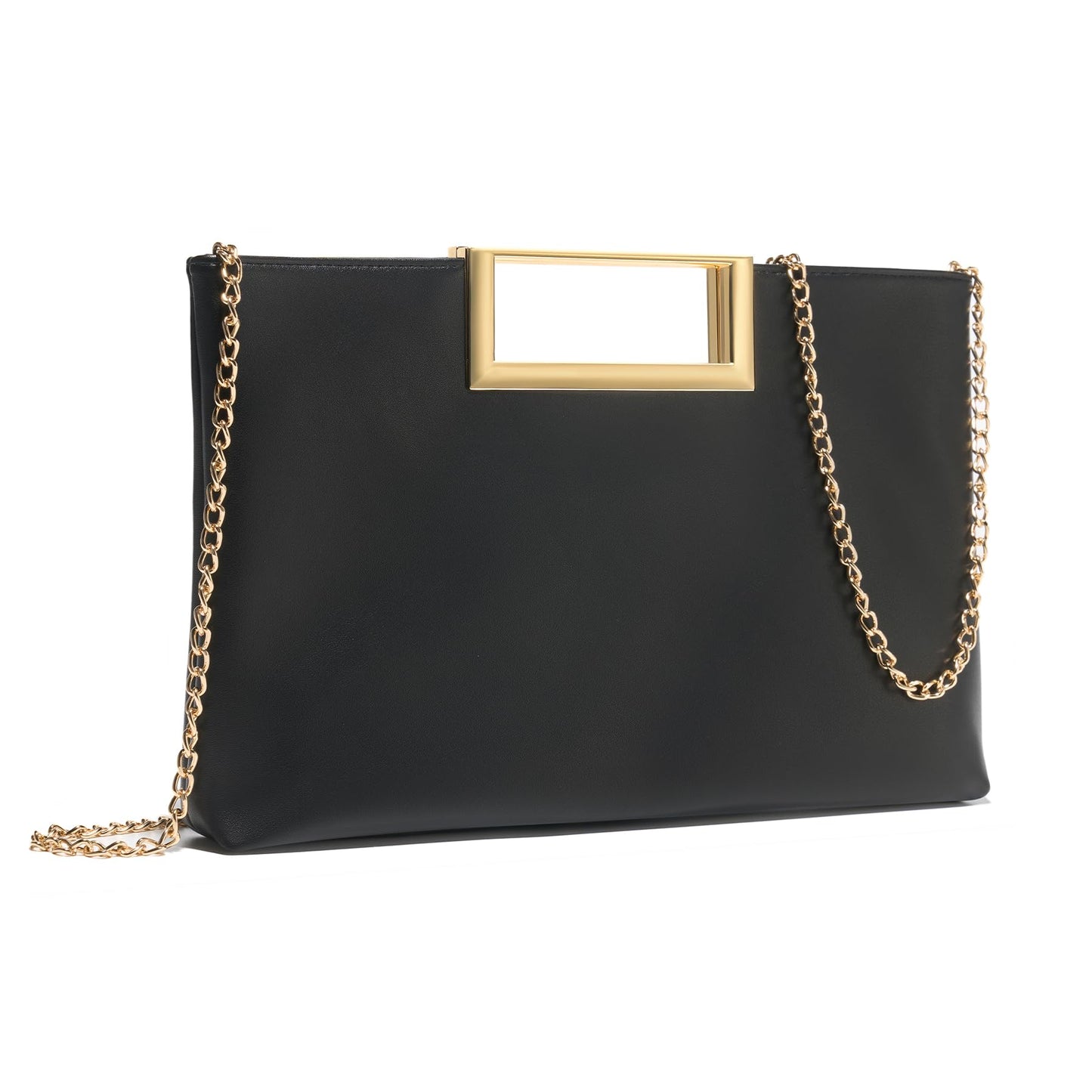 SWEETV Clutch Purses for Women Evening/Formal, Fashion PU Leather Purse for Prom, Cocktail, and Wedding,Nina