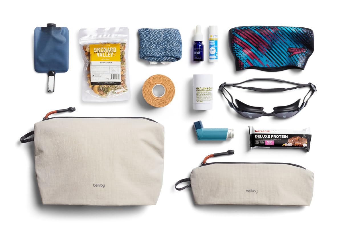Bellroy Lite Pouch Duo (Lightweight Pencil case and Pouch) - Ash