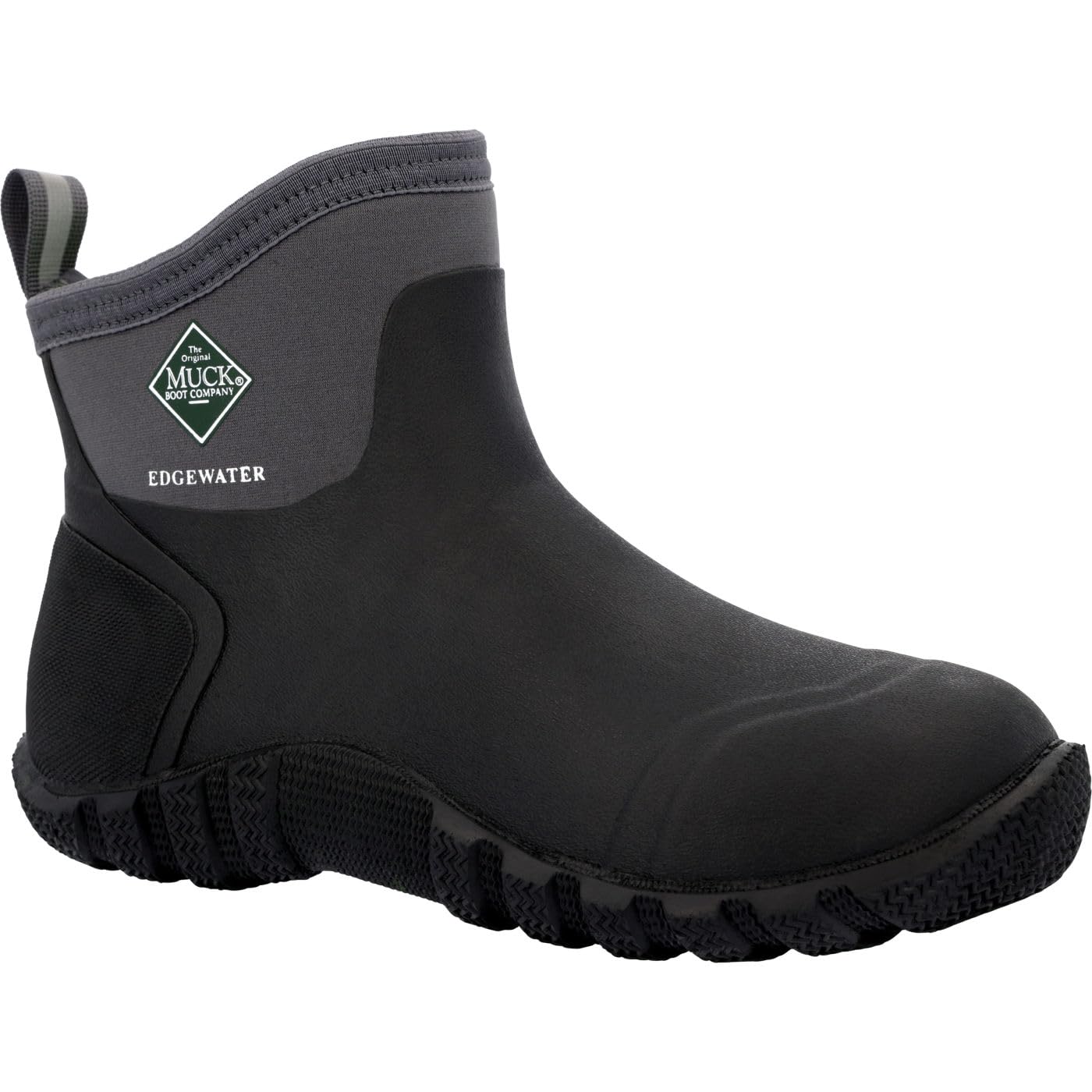 MUCK Men's Edgewater Classic Ankle Boot, Black, Size 14(M)
