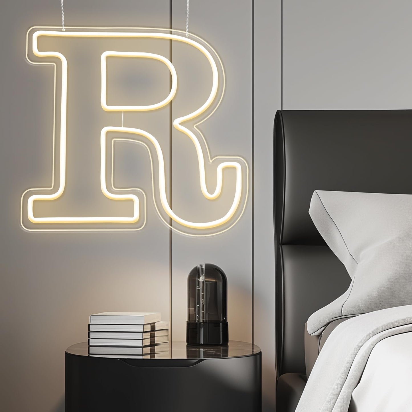 RumonZS Light Up Letters R LED Letters Lights Neon Sign 26 Alphabet 11.8"Decorative Lighted Alphabet for Wedding Party Birthday Bar Christmas Home Decor Letter Lights (Warm White)