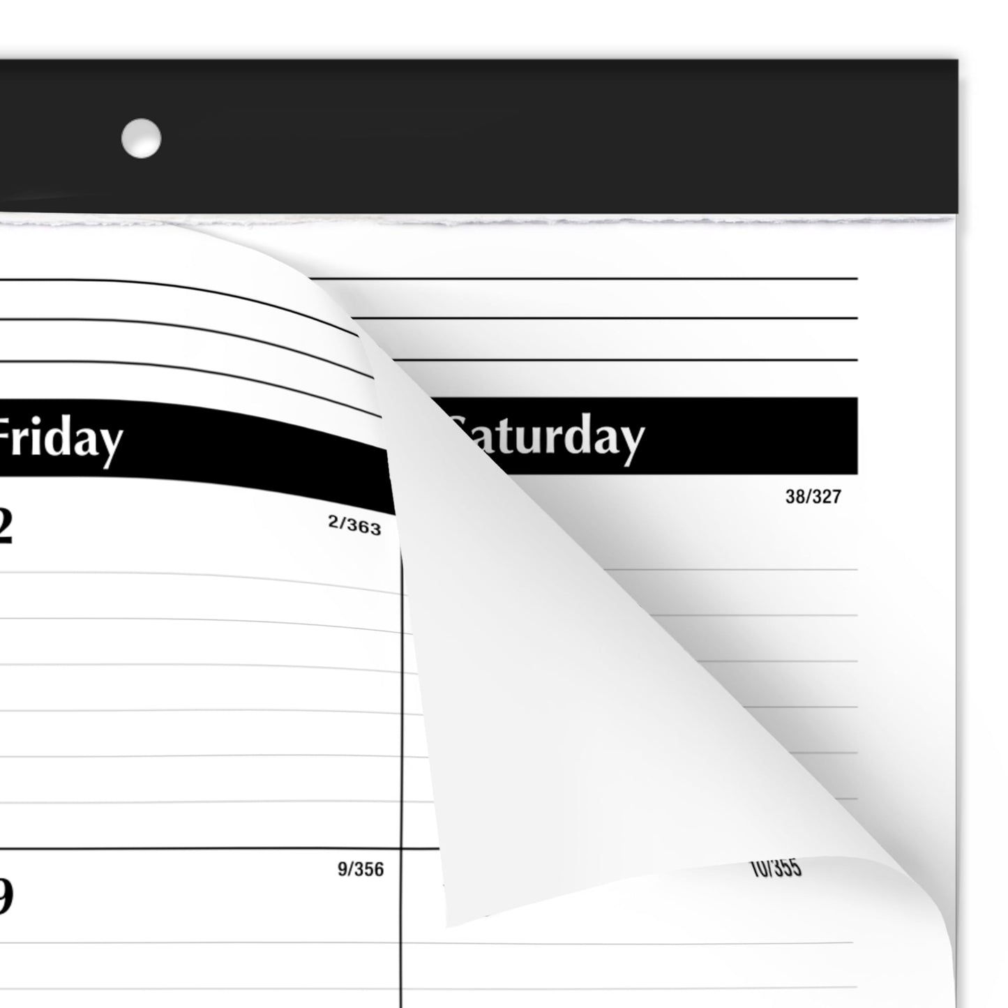 AT-A-GLANCE 2026 Desk Calendar, Monthly, Desk Pad, 21-3/4" x 17", Large, Ruled Blocks (SK240026), White