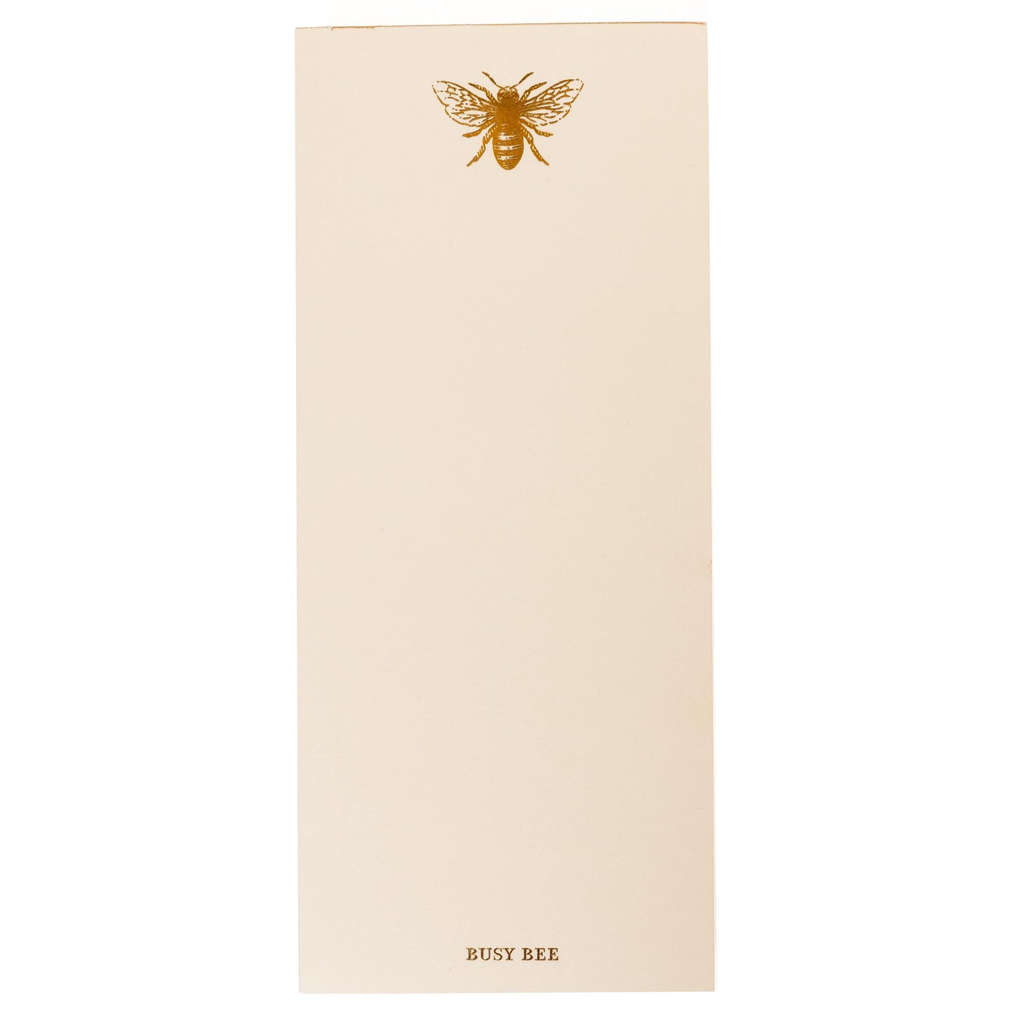 Graphique Bee Designer List Pad Luxe Collection, Gold Foil Embossed To-Do Notepad, Writing Pad with150 Pages, 4” x 9.75”