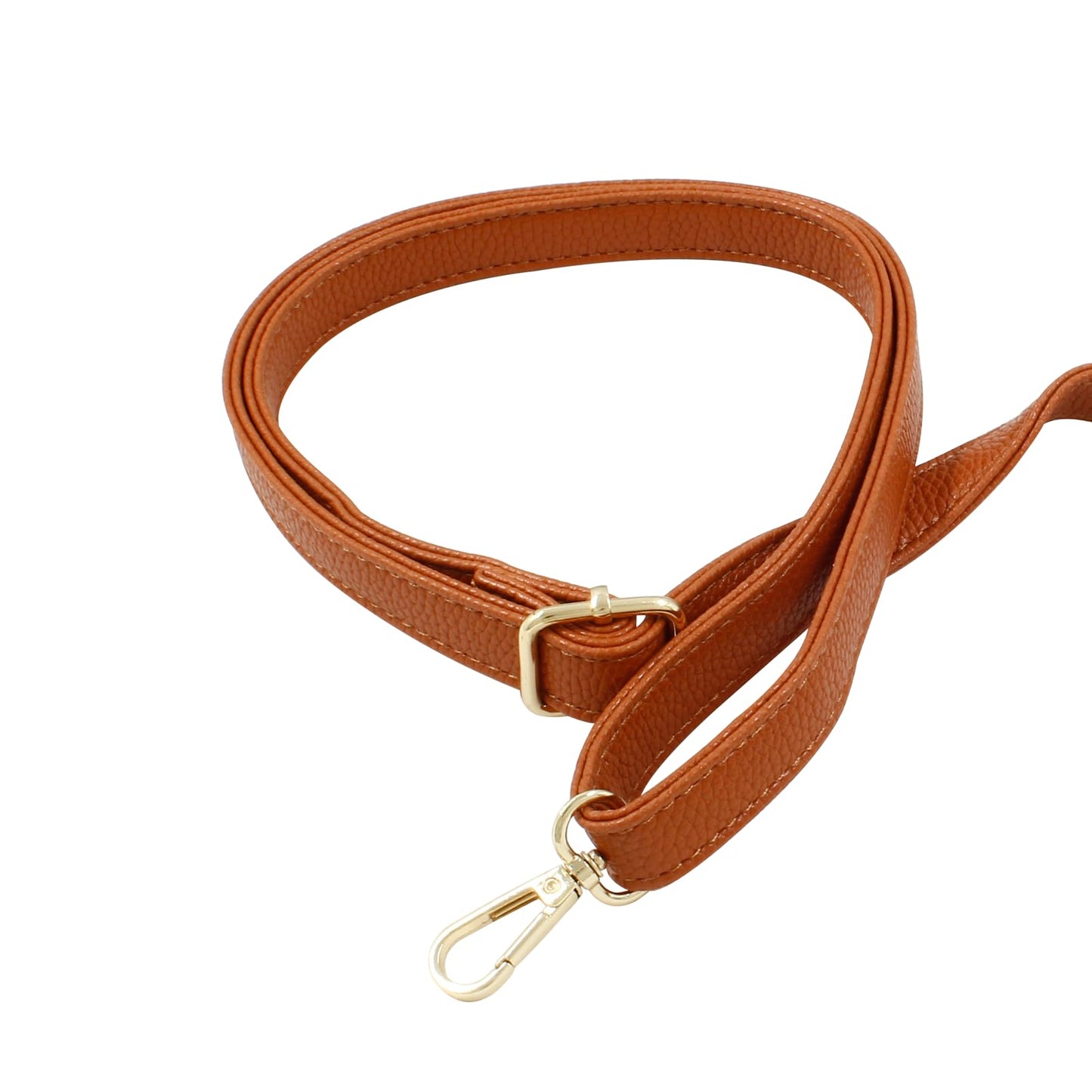 Litoexpe Brown Purse Straps Leather Straps, Bag Straps Replacement Crossbody Leather Adjustable Replacement Strap, 27-51 Inch
