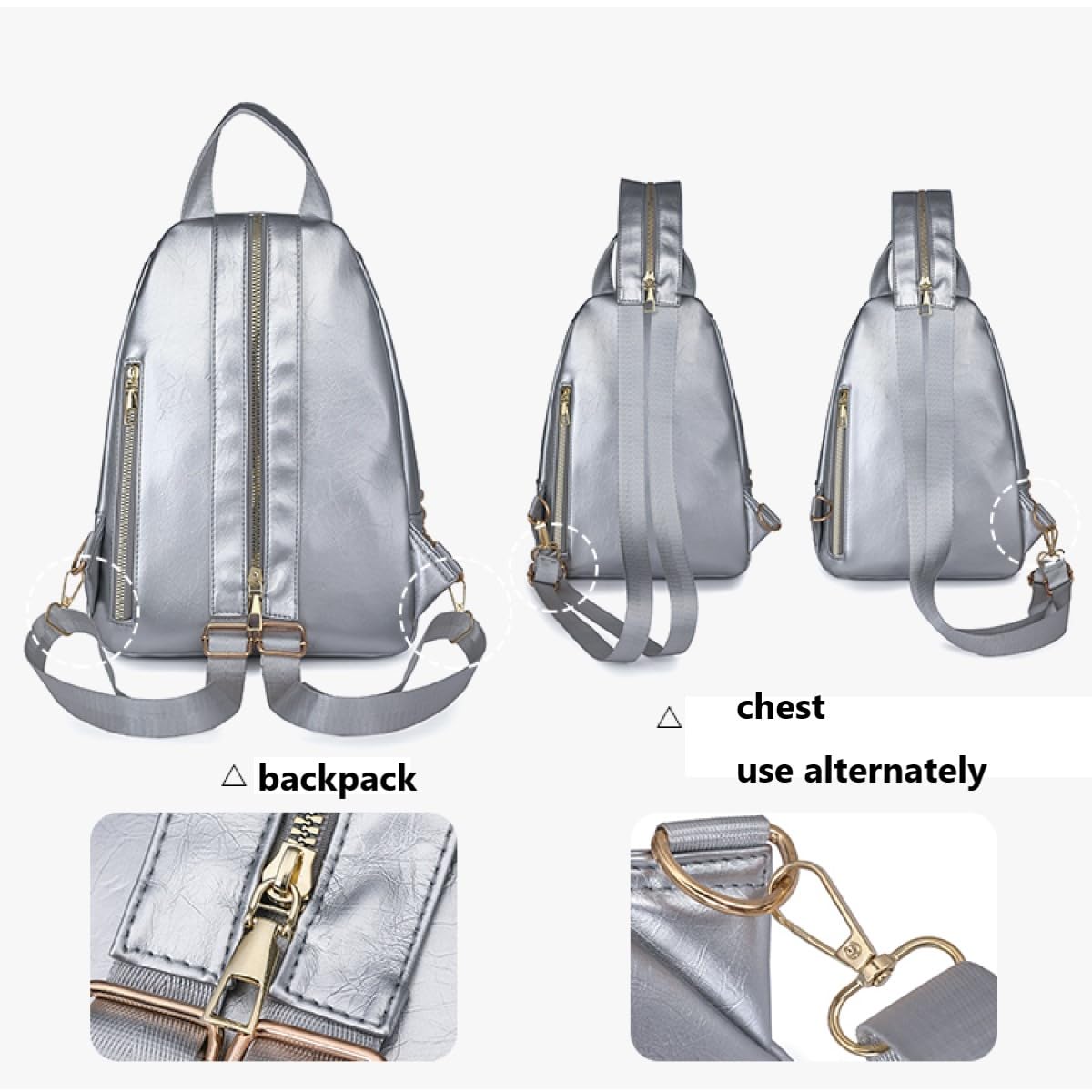 YANAER Mini Backpack for Women PU Leather Anti-theft Small Fashion Cute LightWeight Daypack for Work Travel Daily Brown