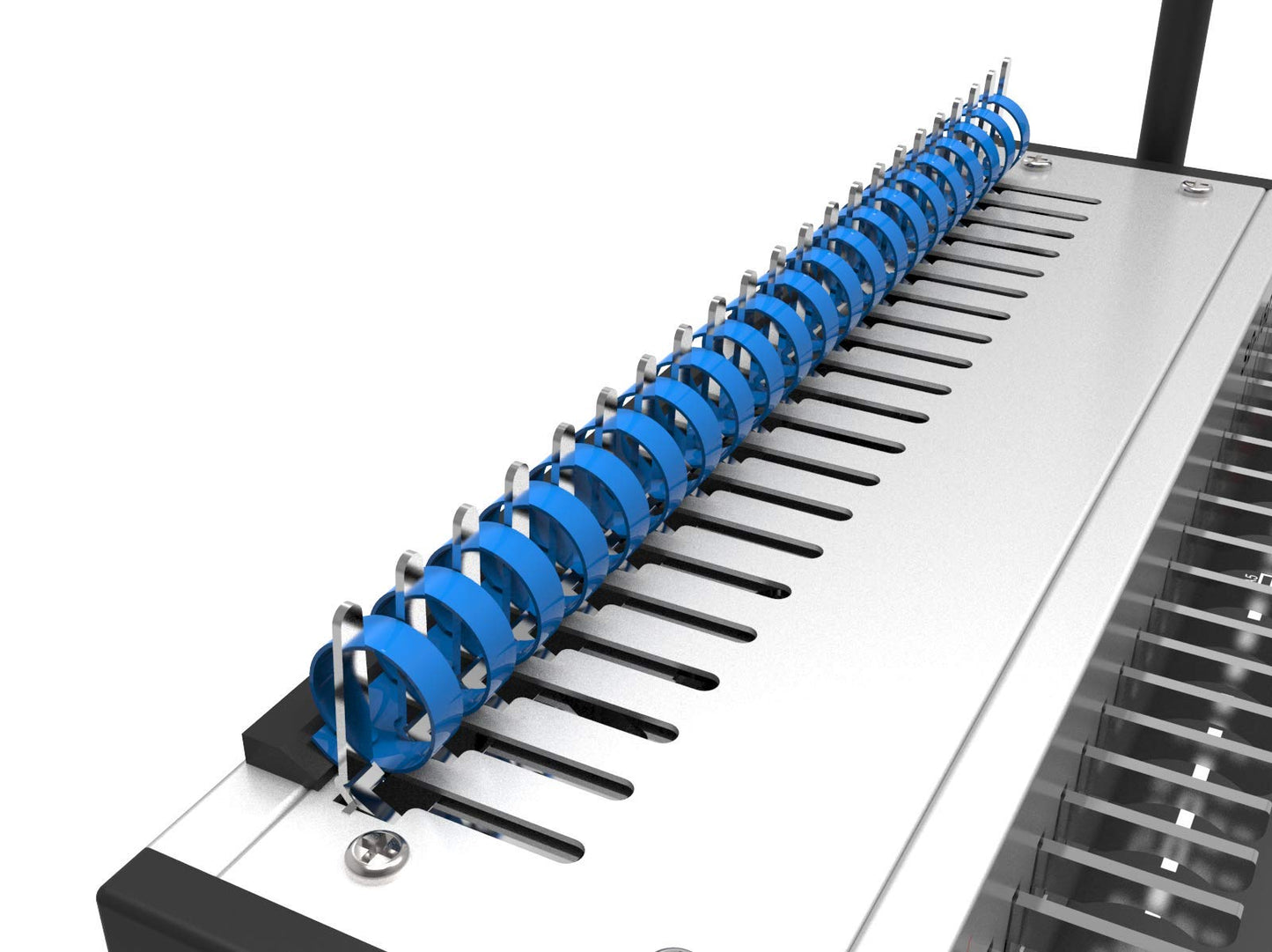 Rayson SD-1501A21 Binding Machine with Combs Set - 21 Hole / 200 Sheets Comb Binder for Punching or Binding