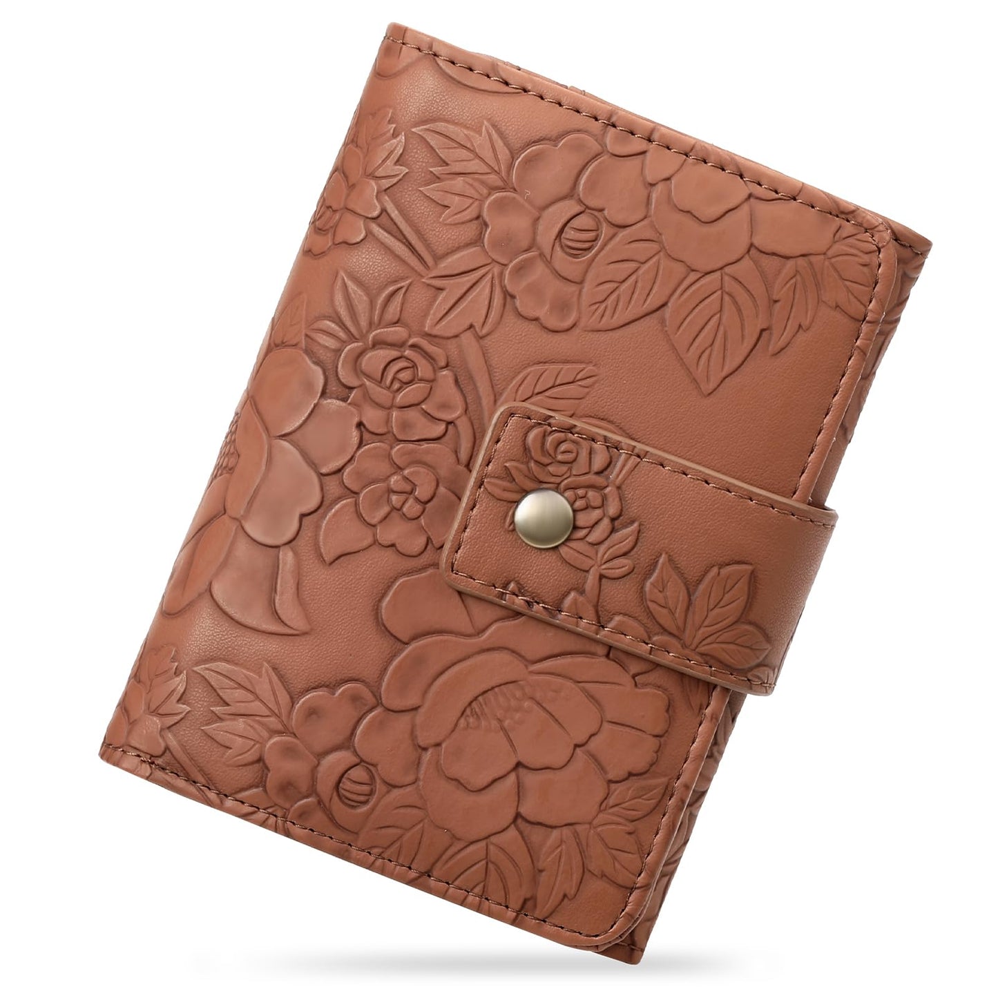 SENDEFN Wallets for Women Trifold Ladies Wallet Credit Card Holder Coin Pocket with ID Window