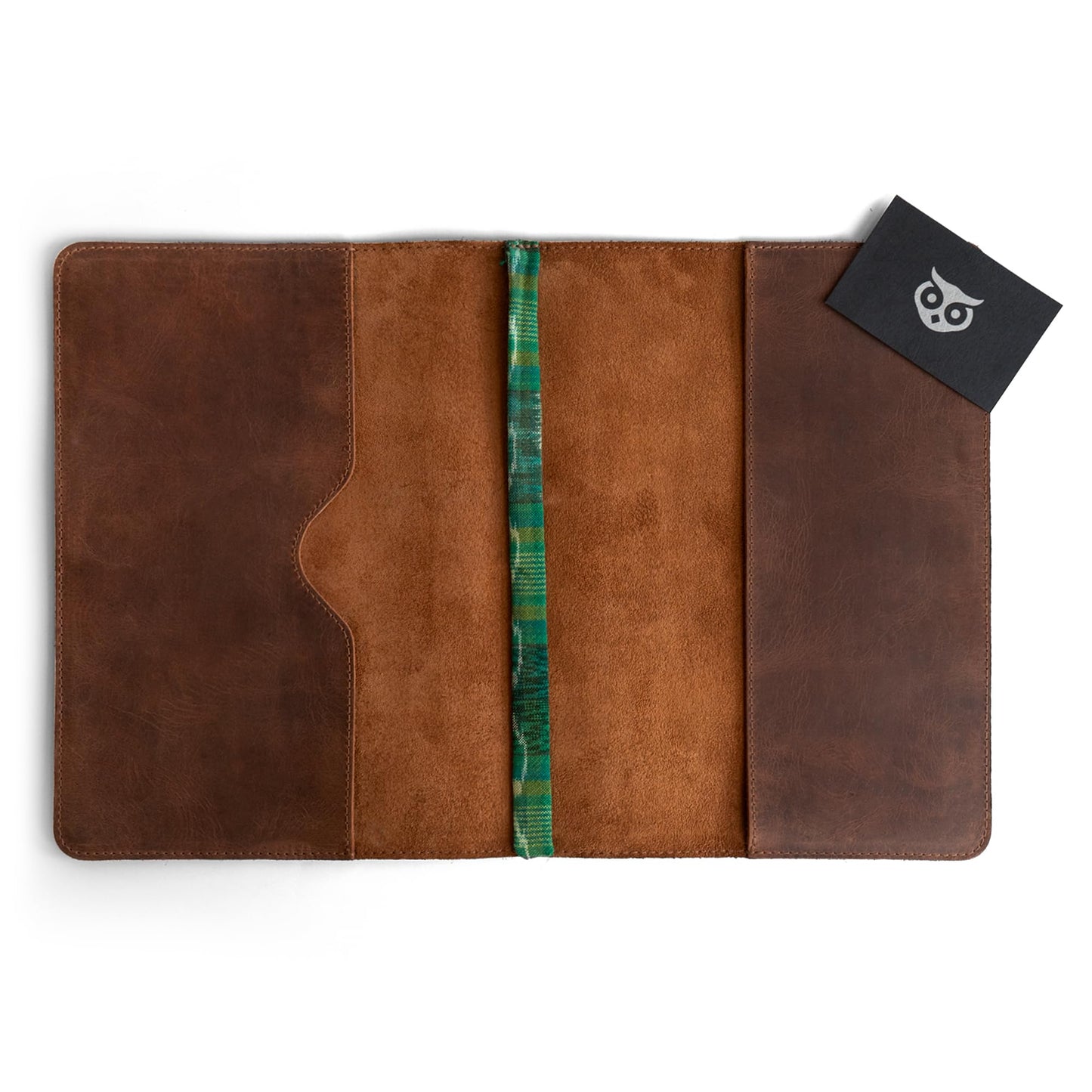 Hide & Drink, Journal Cover Compatible with Moleskine XL (7.5 x 9.75 in) with Strap, Refillable Case, Personal Planner, Full Grain Leather, Handmade Office & Work Essentials (Bourbon Brown)