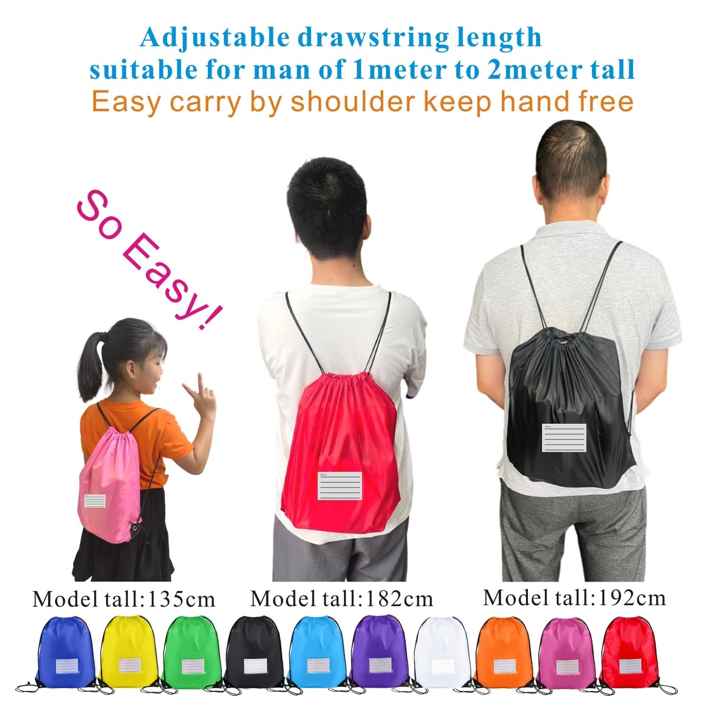 Drawstring Backpack Bulk 20 Pcs Draw String Bags DIY Gym Sports Traveling Yoga Cinch Bag Sackpack Drawstring Memo Card (green)