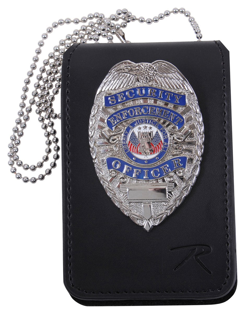 Rothco Leather Neck Universal Badge/Id Holder