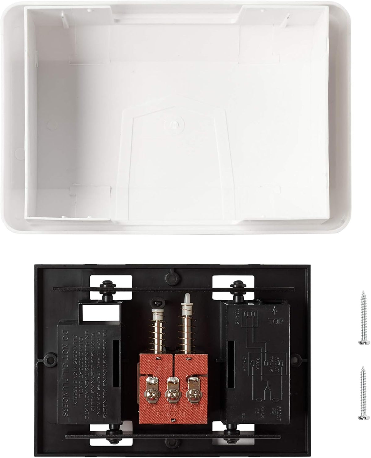 Newhouse Hardware CHM3D Door Chime, White