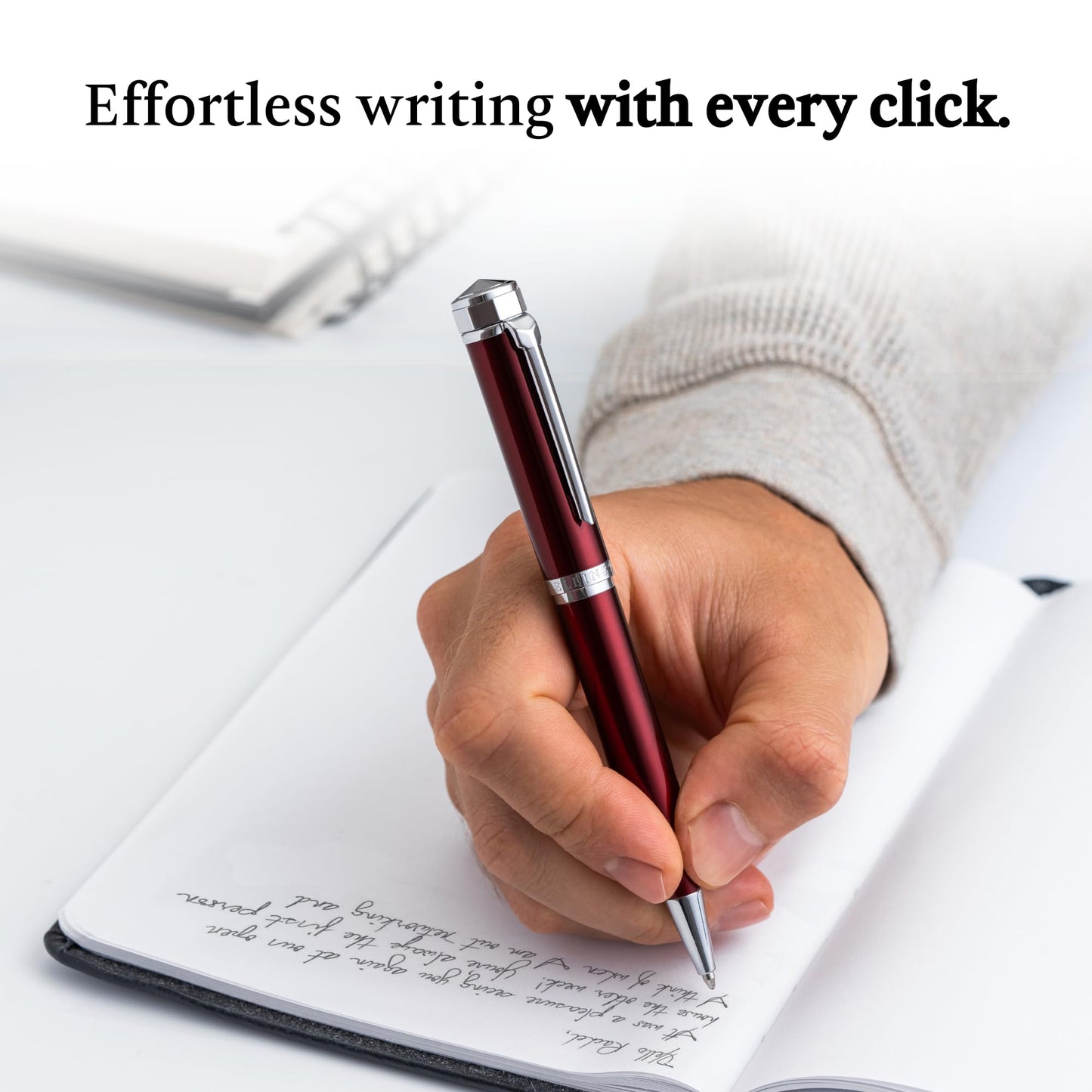 Ellington Pens Luxury Ballpoint Pen ā Premium Quality, Smooth Writing Experience, Elegant Design, Includes 2 Ink Refills (Black & Blue) ā Ideal for Professionals and Gift Giving