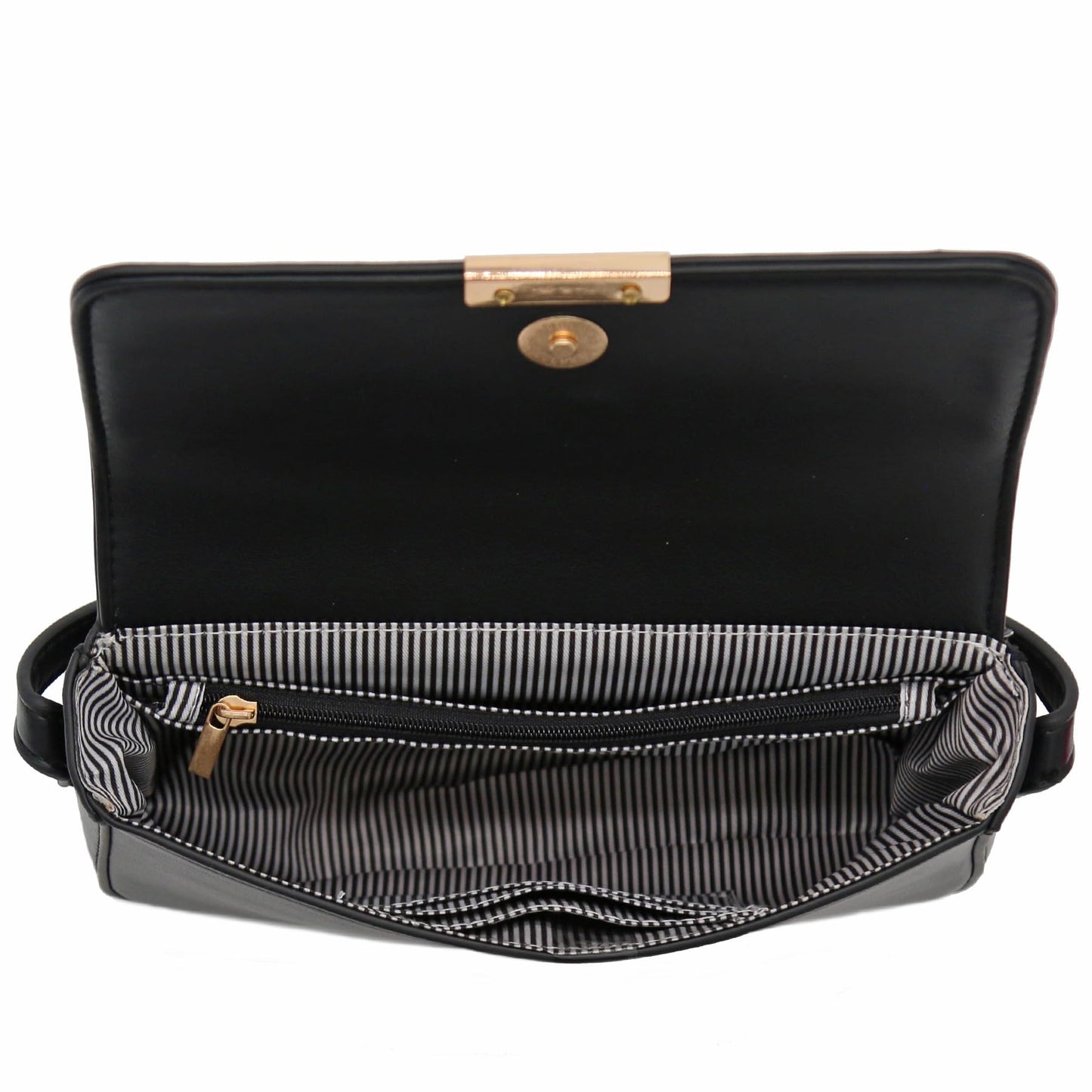 Mini Classic Rectangular Flap Purse Underarm Shoulder Bag (White)